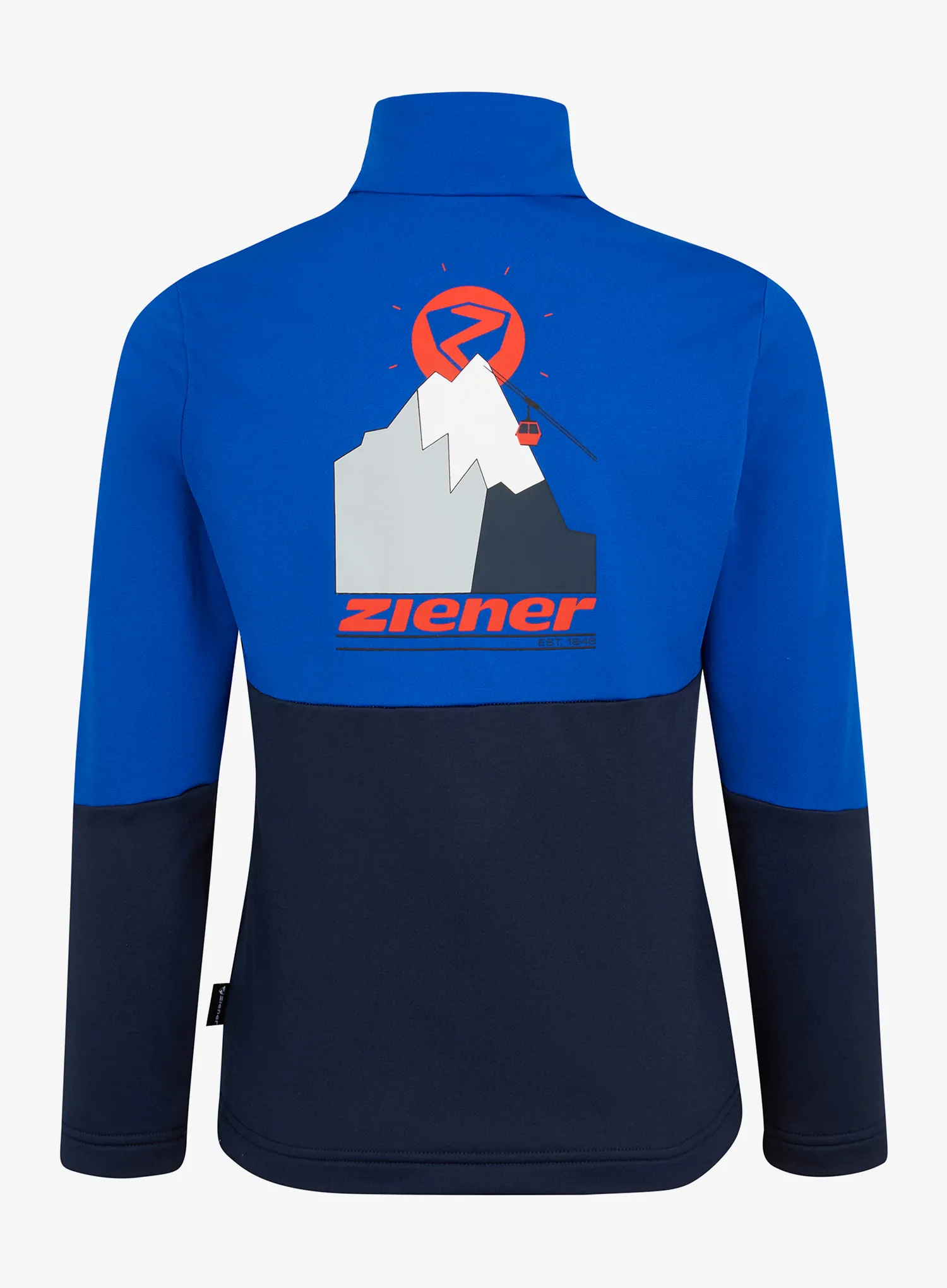 Dukserica za djecu Ziener Jarps Midlayer - dark navy