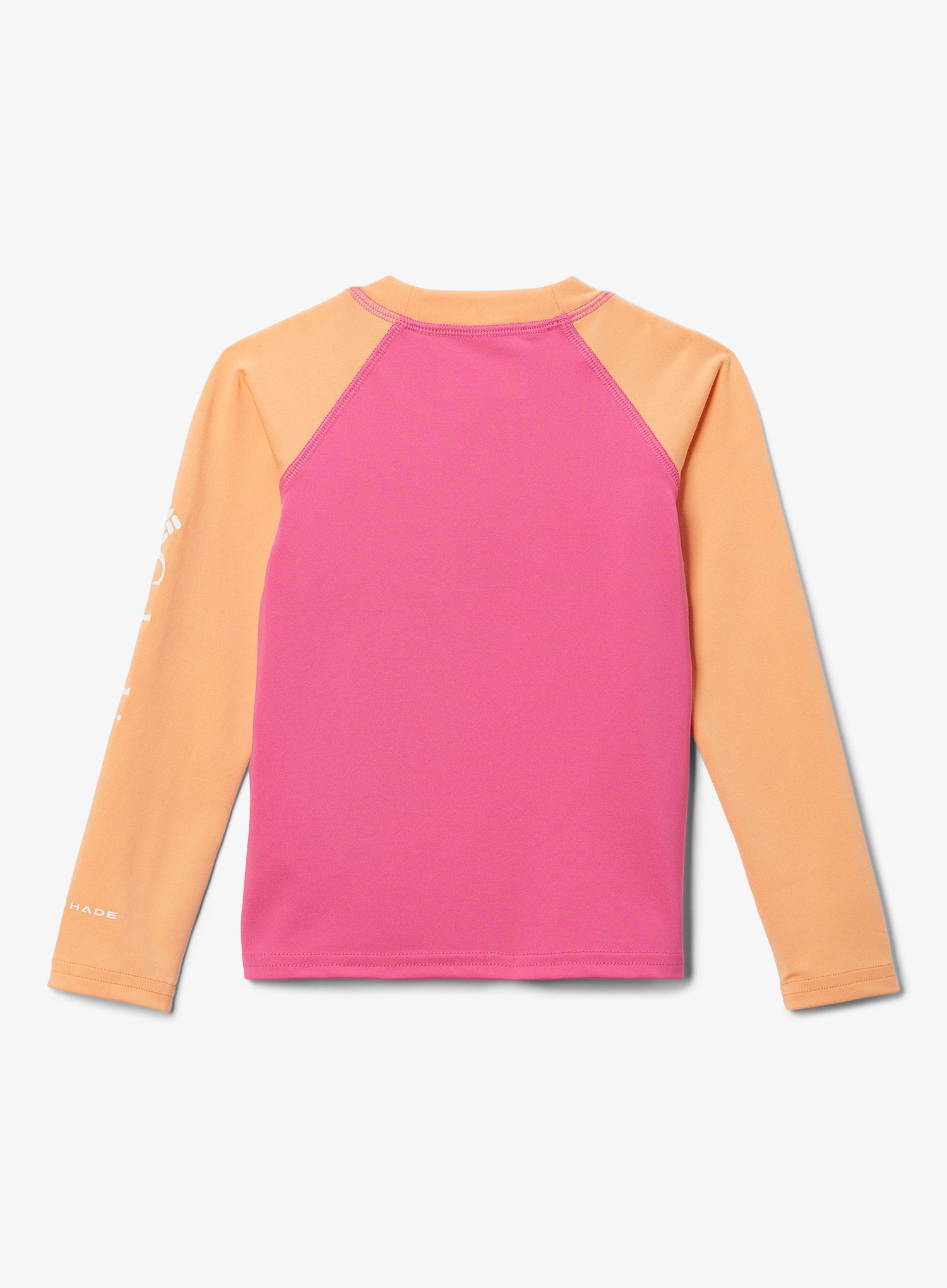 Dukserica za djevojčice Columbia Sandy Shores Long Sleeve Sunguard - wild geranium/peach