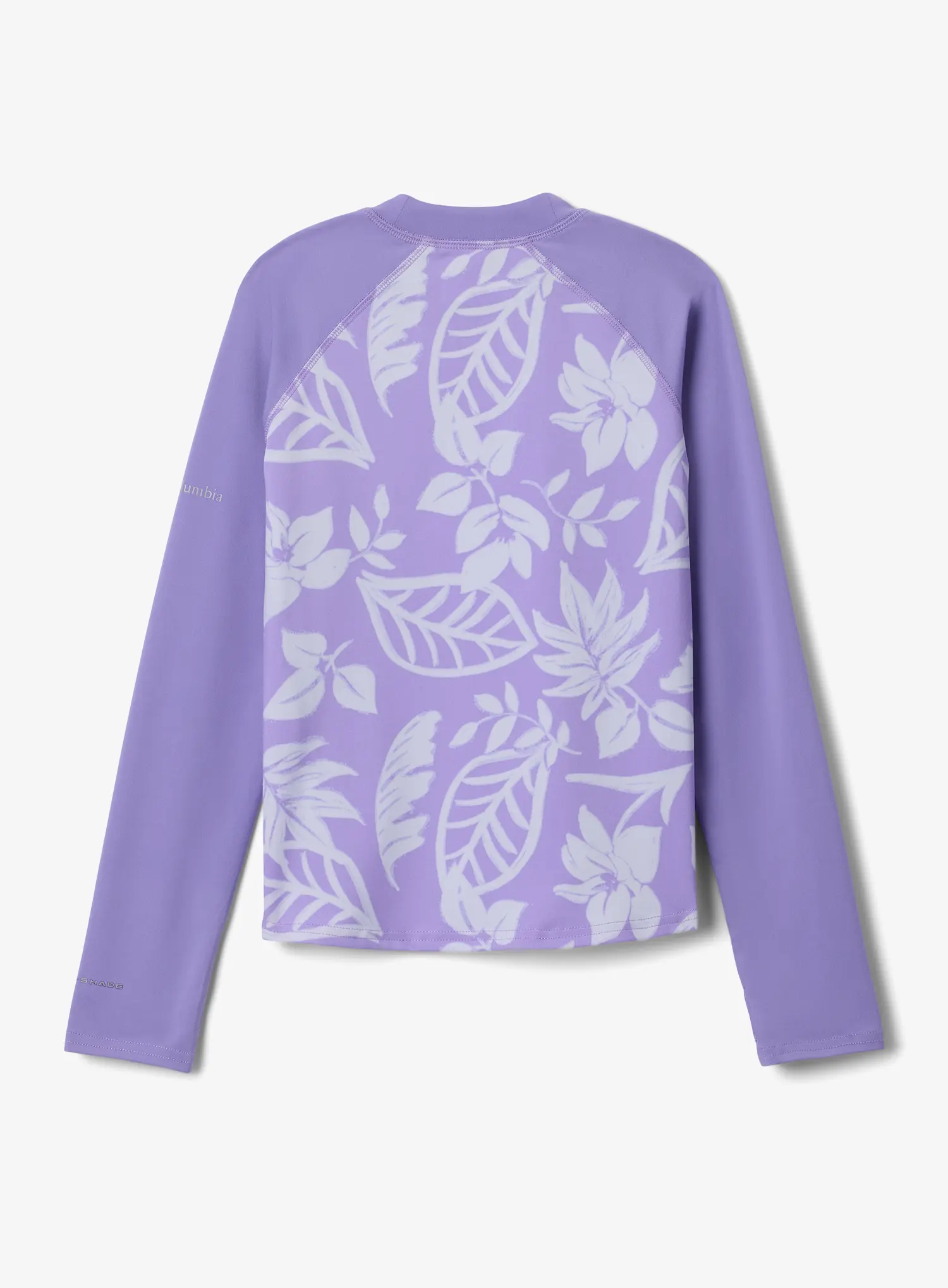 Dukserica za djevojčice Columbia Sandy Shores Printed LS Sunguard - paisley purple/purple