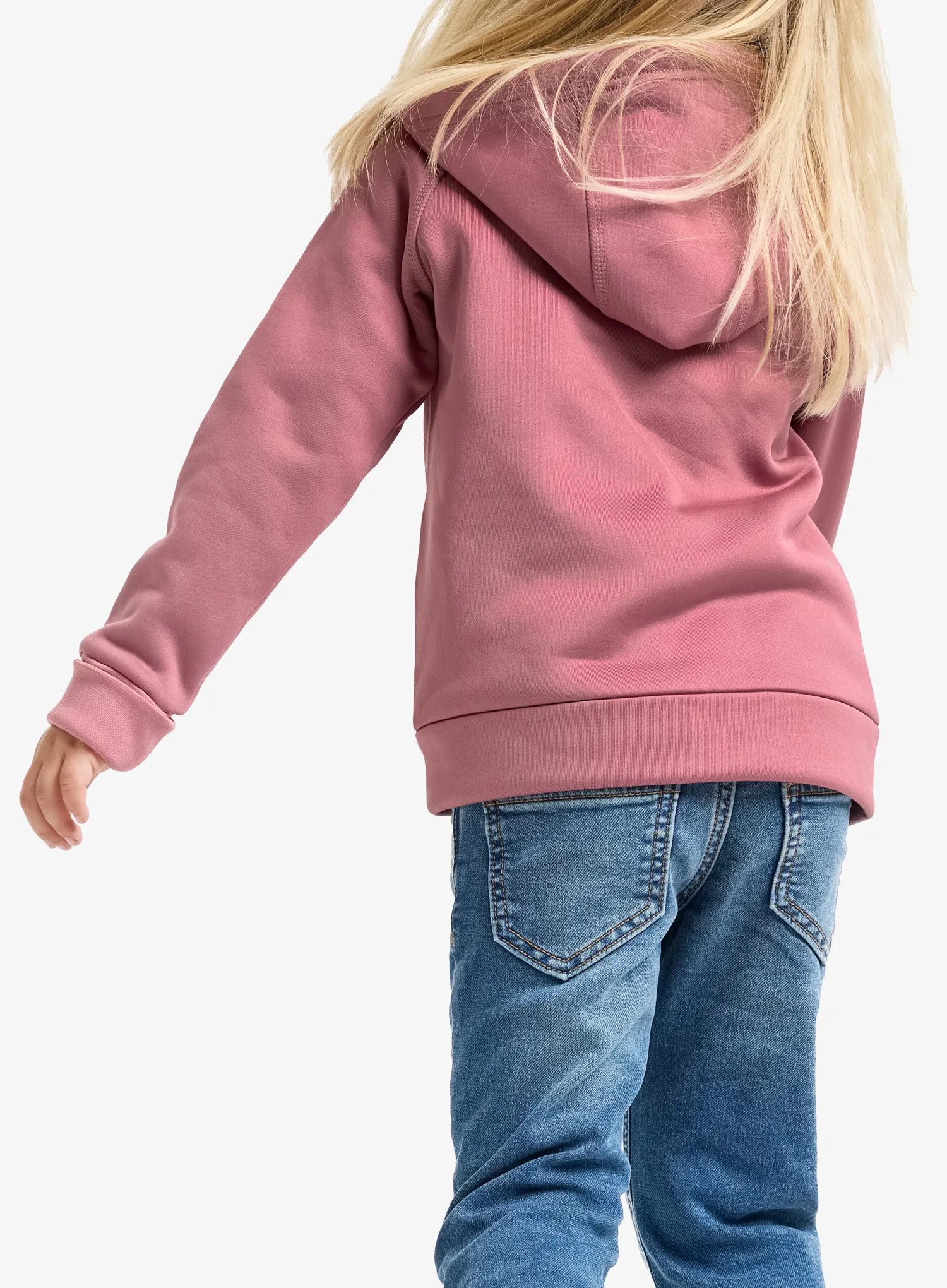 Dukserica za djevojčice Didriksons Siljan Fz - heather pink