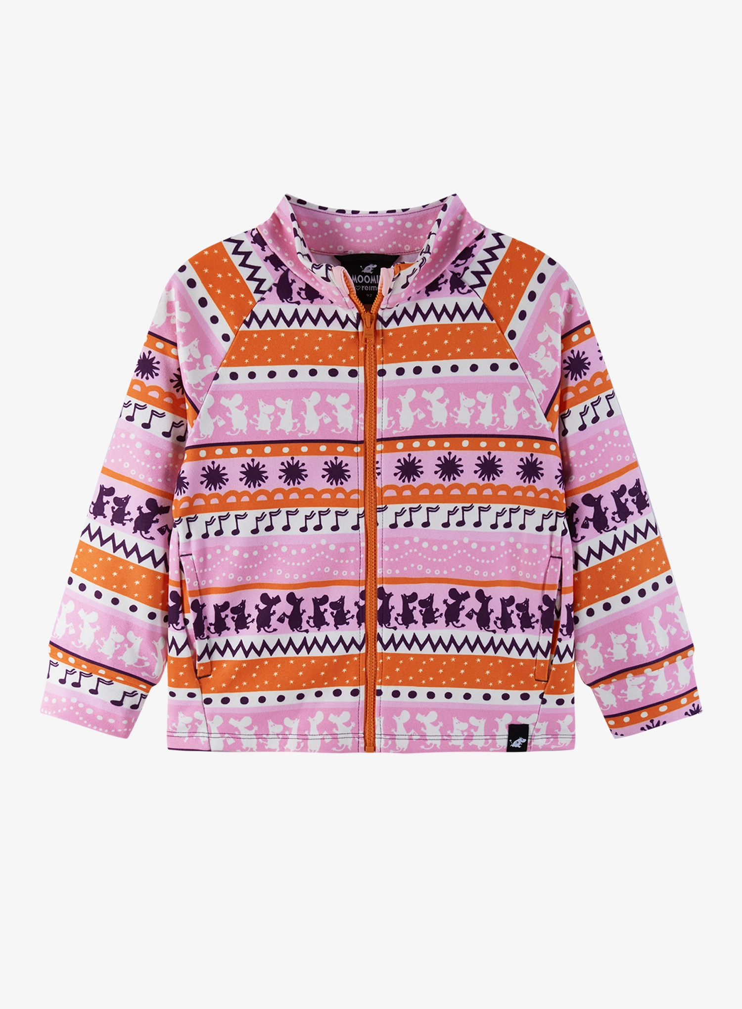Dukserica za djevojčice Reima Moomin Tarpeen - rose pink