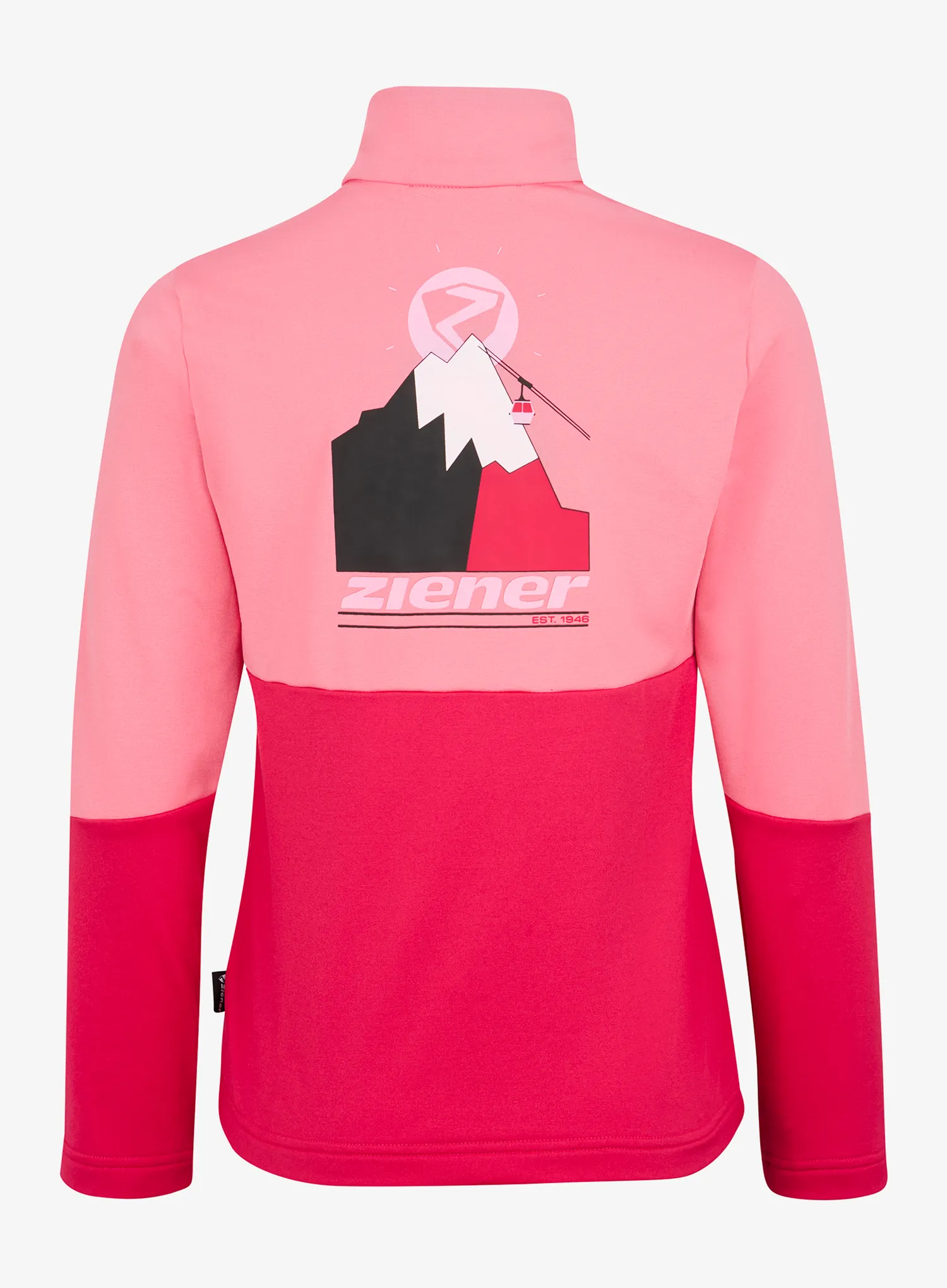 Dukserica za djevojčice Ziener Jarps Midlayer - pink