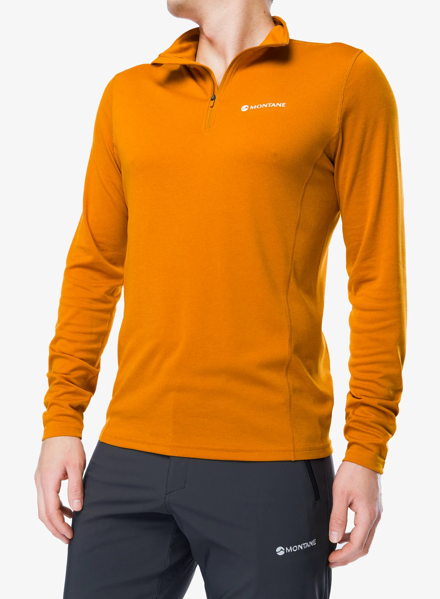 Dukserica Montane Dart Zip Neck - amber