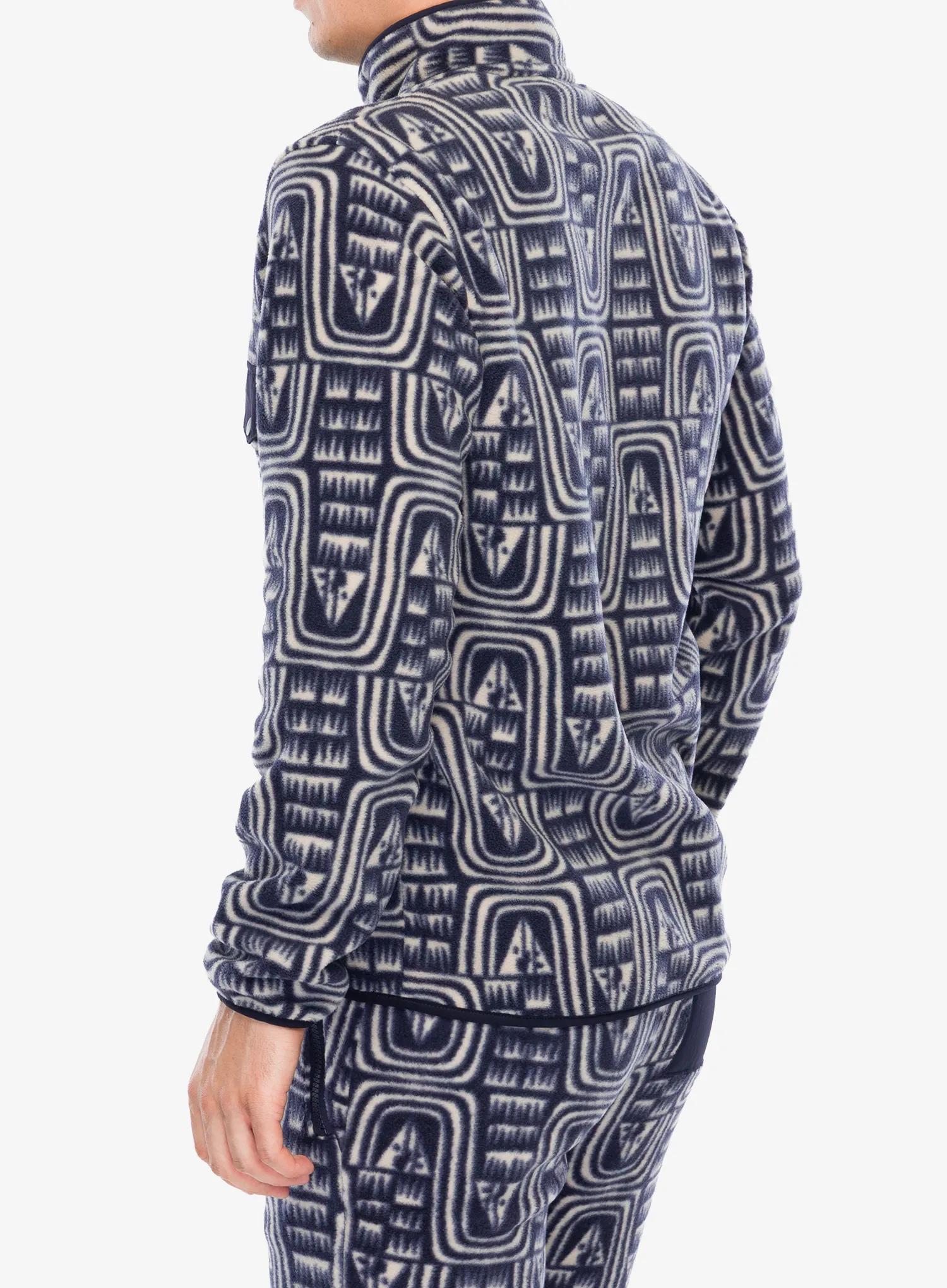 Dukserica Patagonia Lightweight Synch Snap-T Pullover - flow/sunken blue