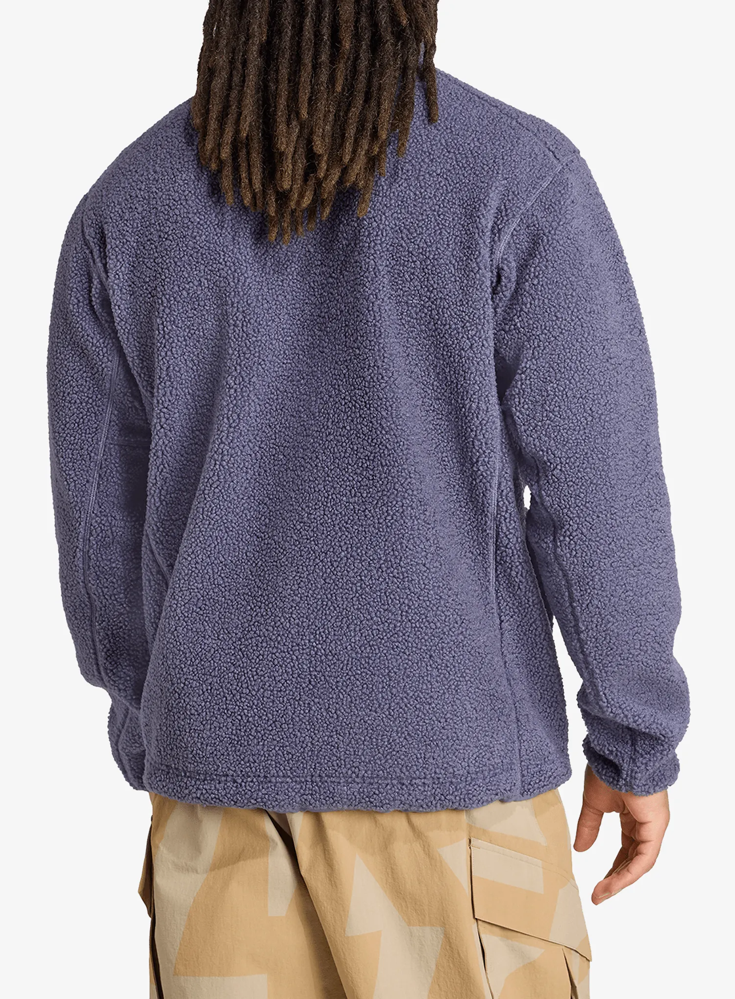 Dukserica od flisa adidas TERREX Xploric High Pile Fleece Pullover Sweatshirt - preloved violet