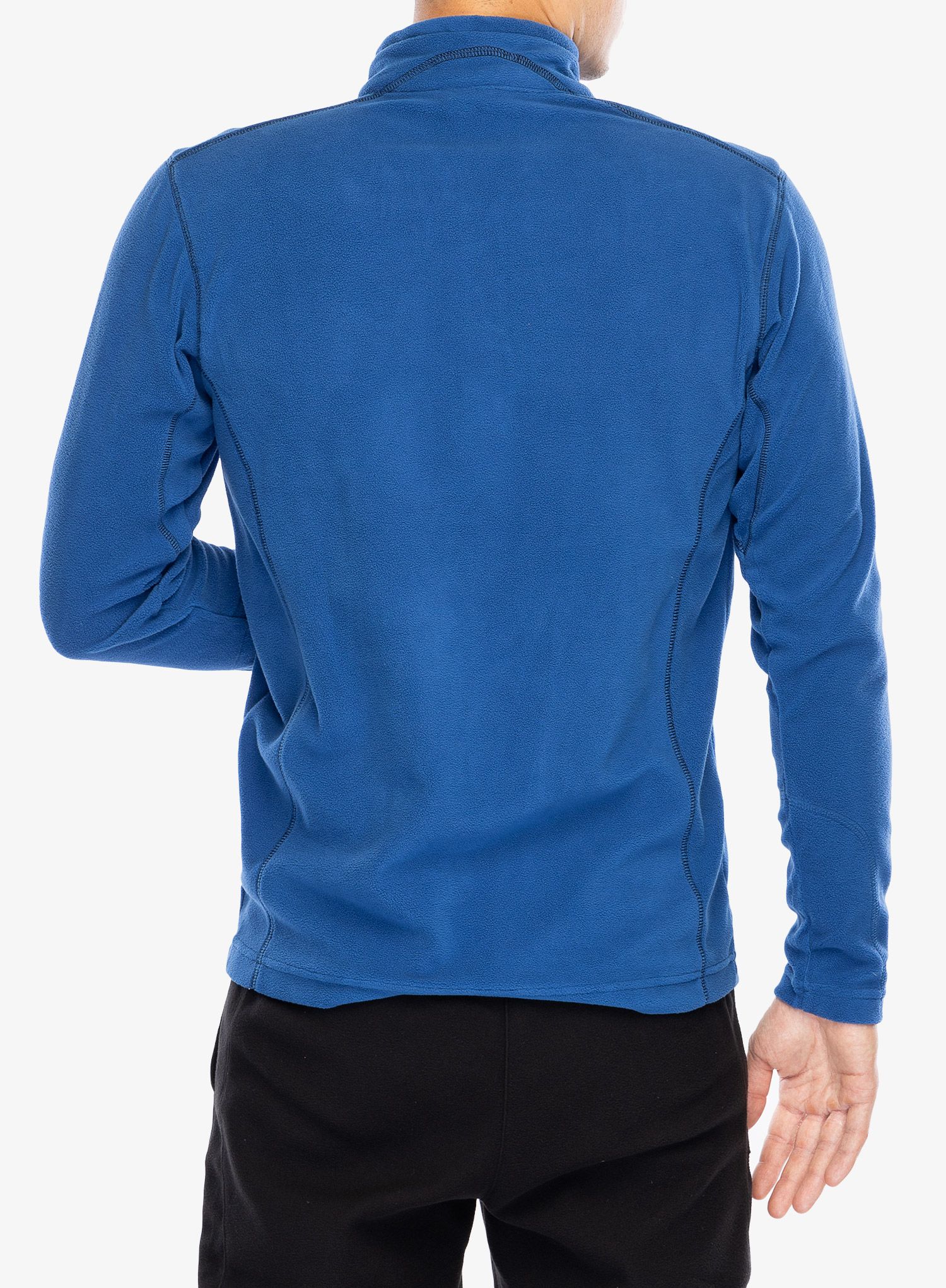 Dukserica od flisa Columbia Klamath Range II Half Zip - mountain blue