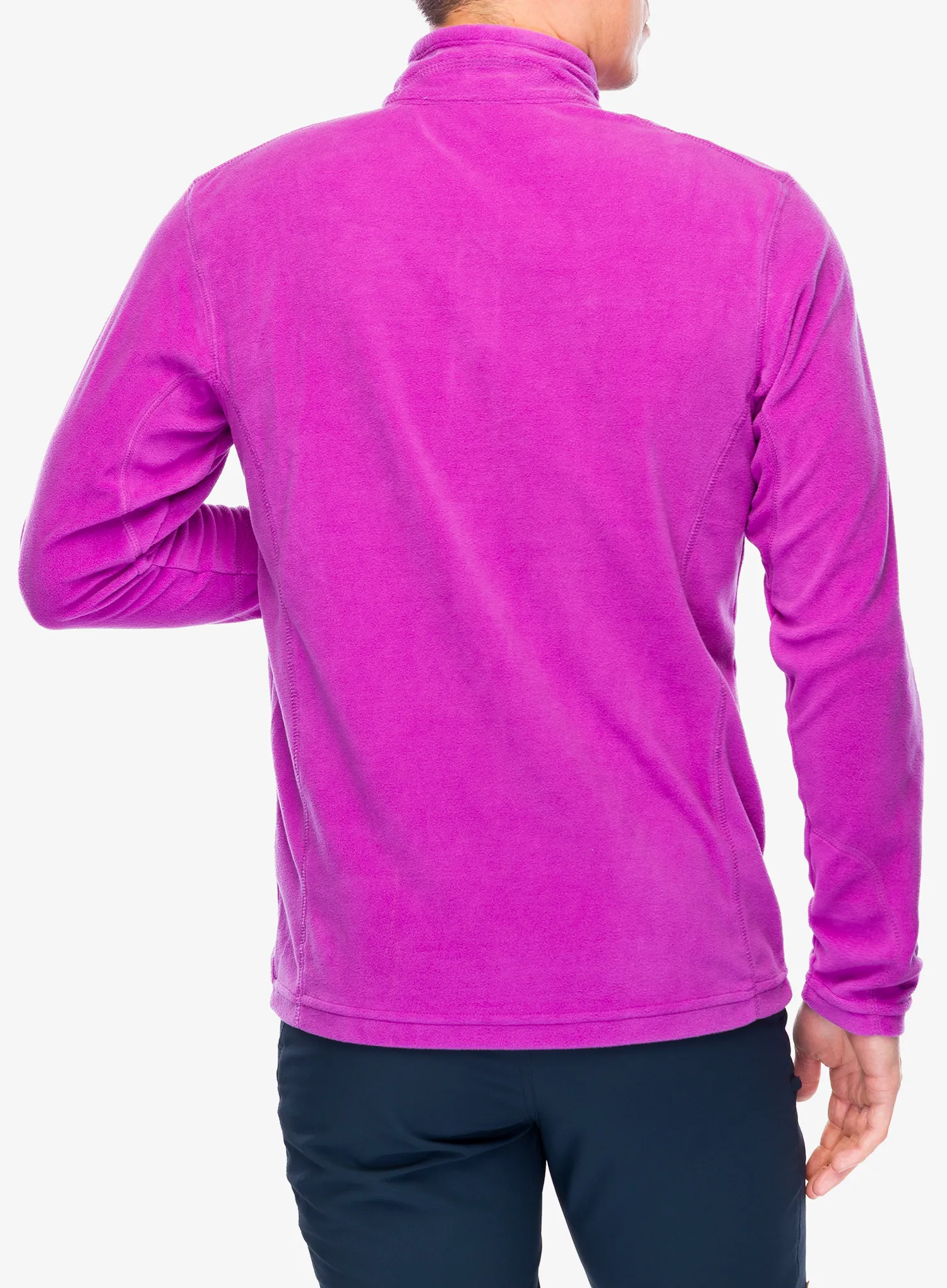 Dukserica od flisa Columbia Klamath Range II Half Zip - razzle