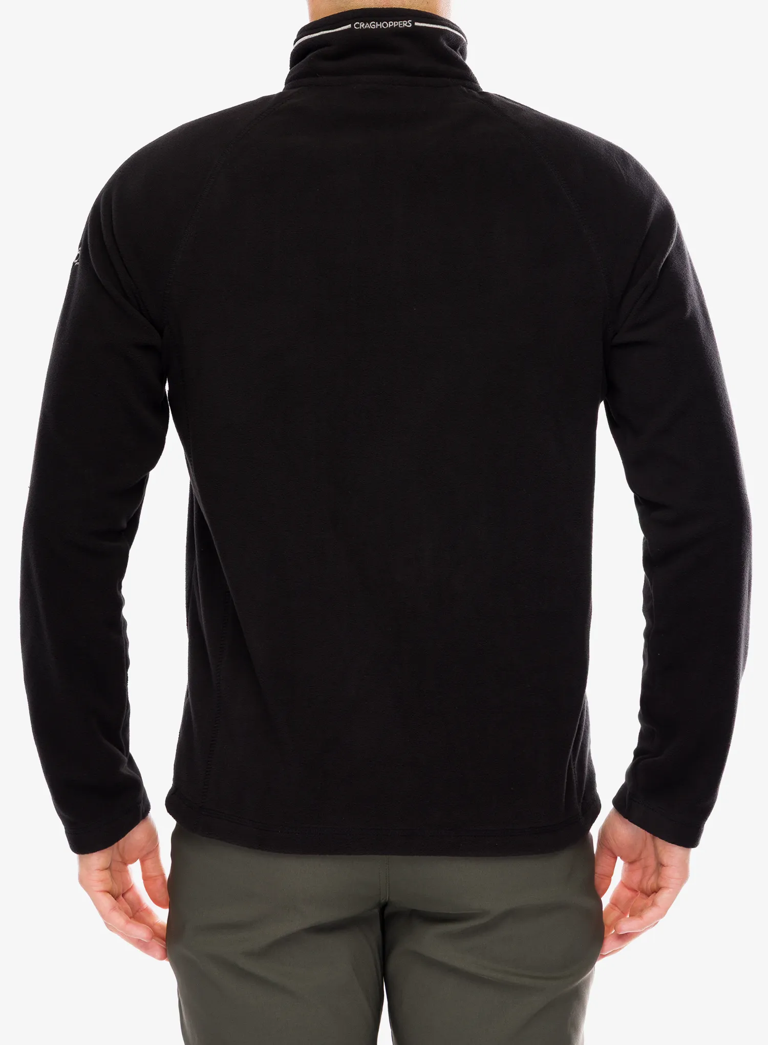 Dukserica od flisa Craghoppers Corey VI Half Zip - black