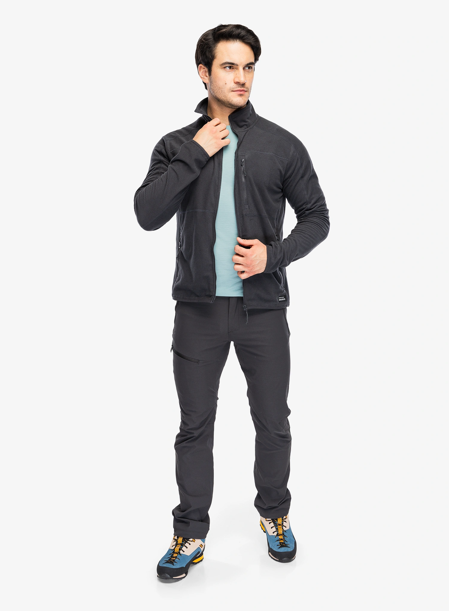Dukserica od flisa Craghoppers NosiLife Spry II Jacket - dark iron