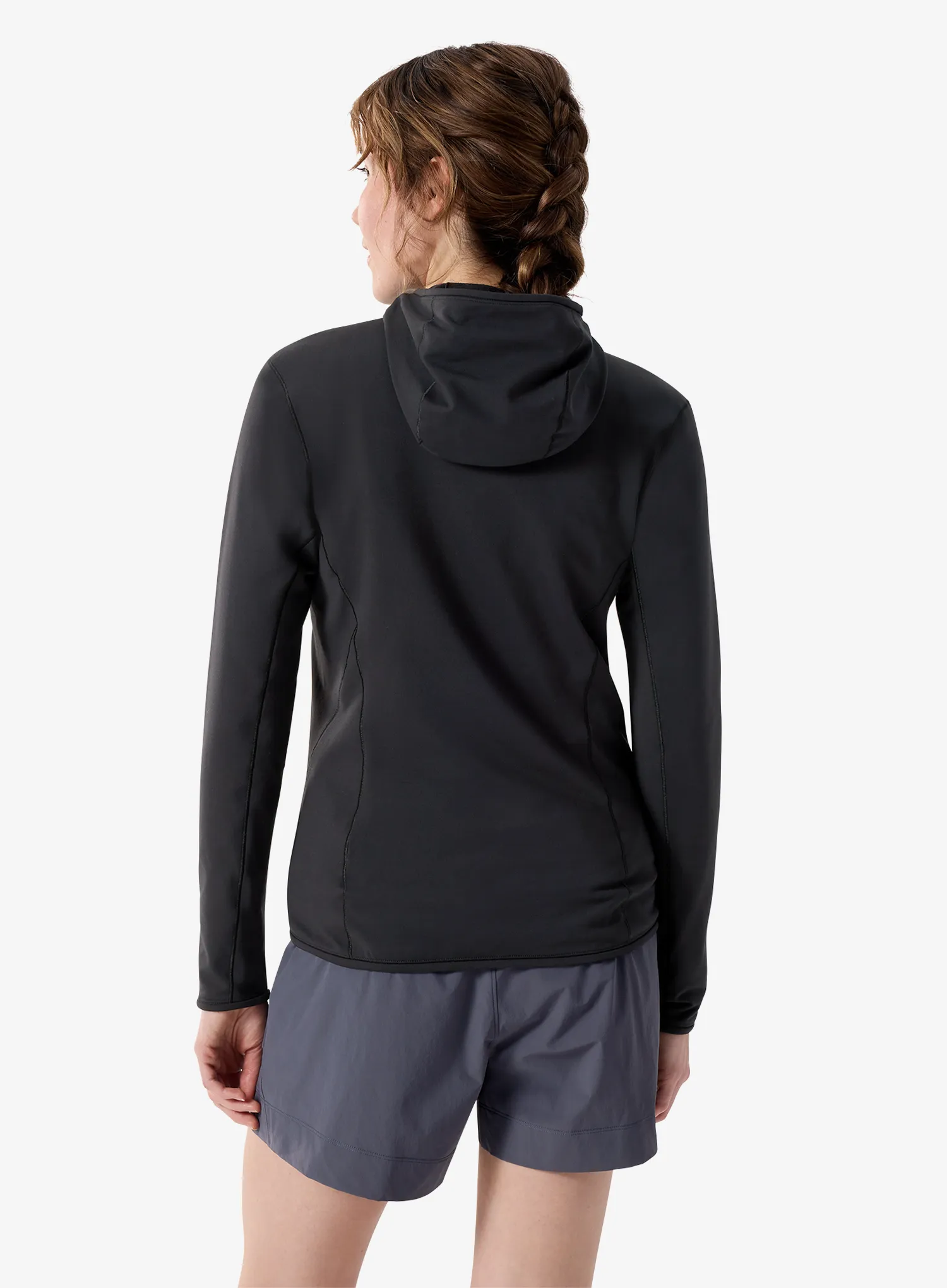 Ženska dukserica od flisa Arcteryx Kyanite LT Hoody - black