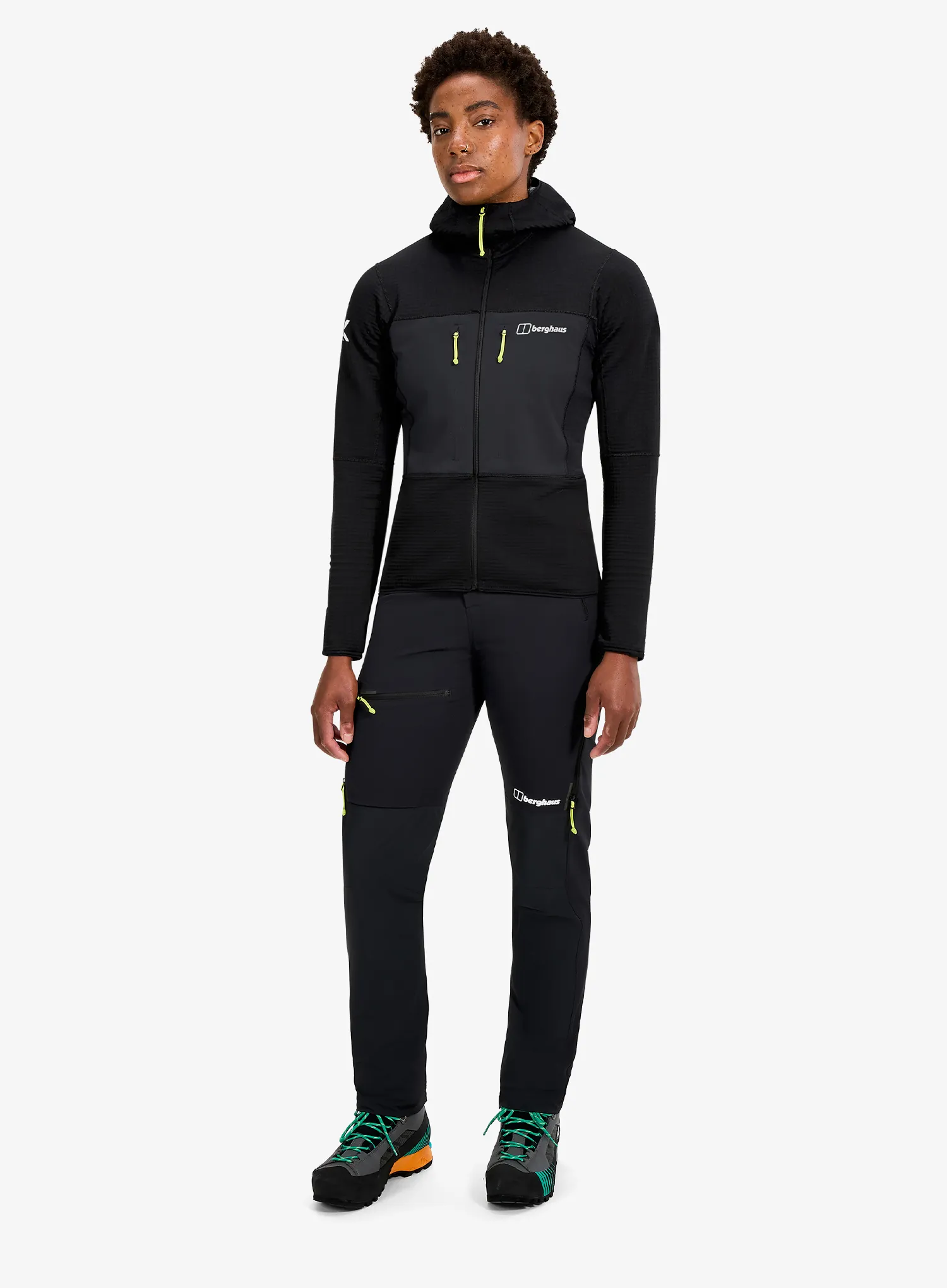 Ženska dukserica od flisa Berghaus MTN Guide MW Hoody - blk