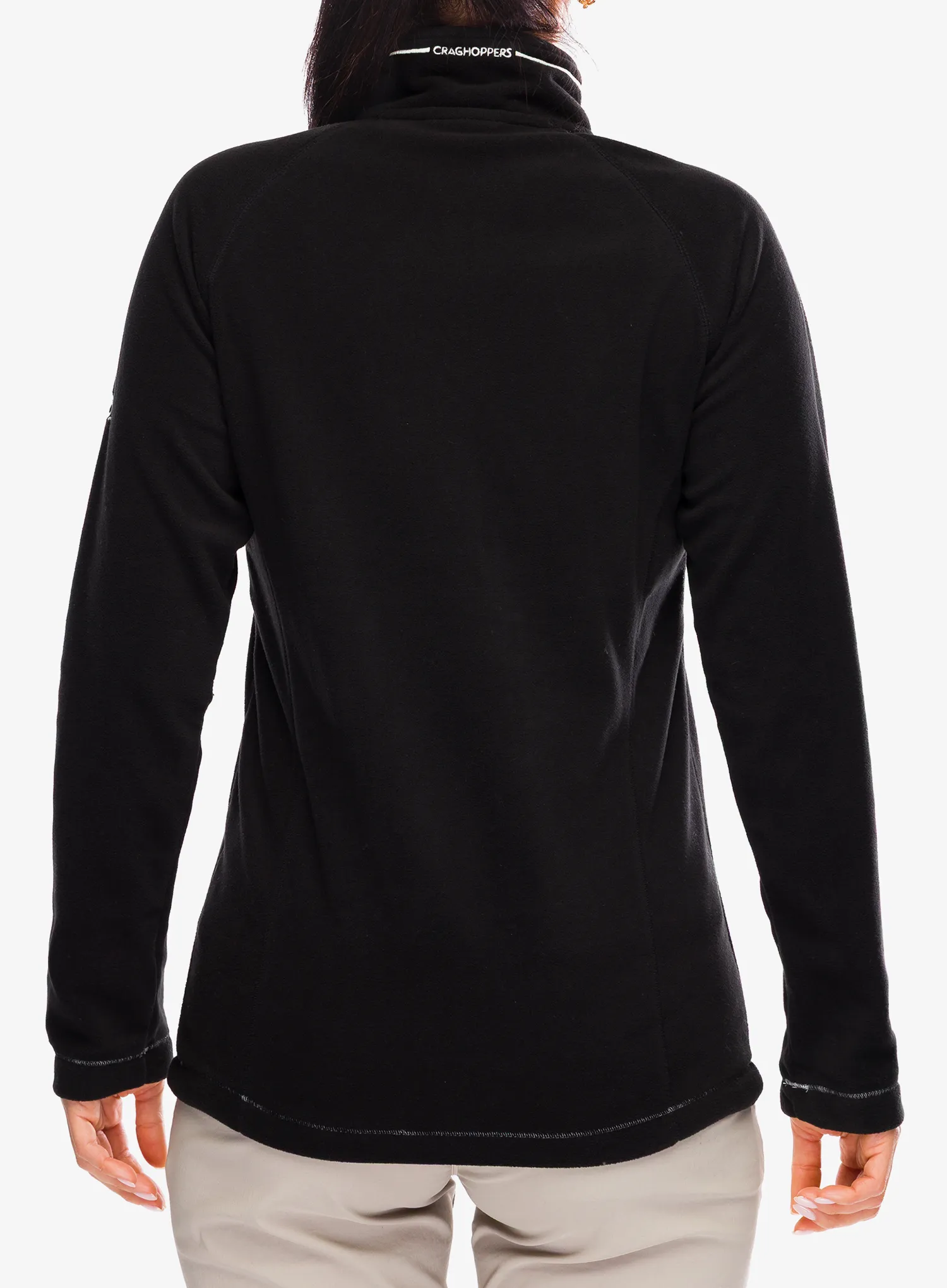 Ženska dukserica od flisa Craghoppers Miska VI Half Zip - black