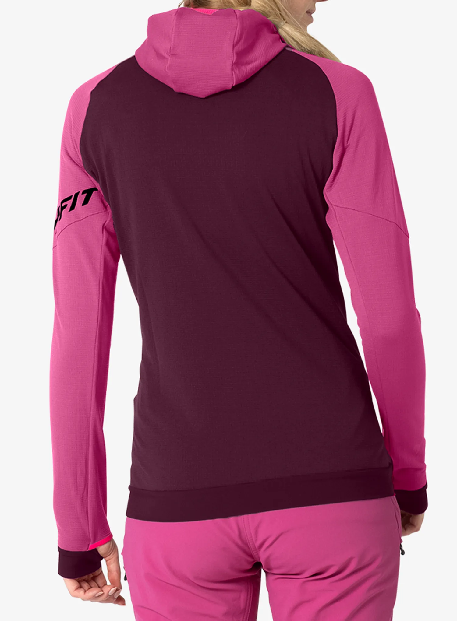 Ženska dukserica od flisa Dynafit Radical Polartec Hooded Jacket - magenta