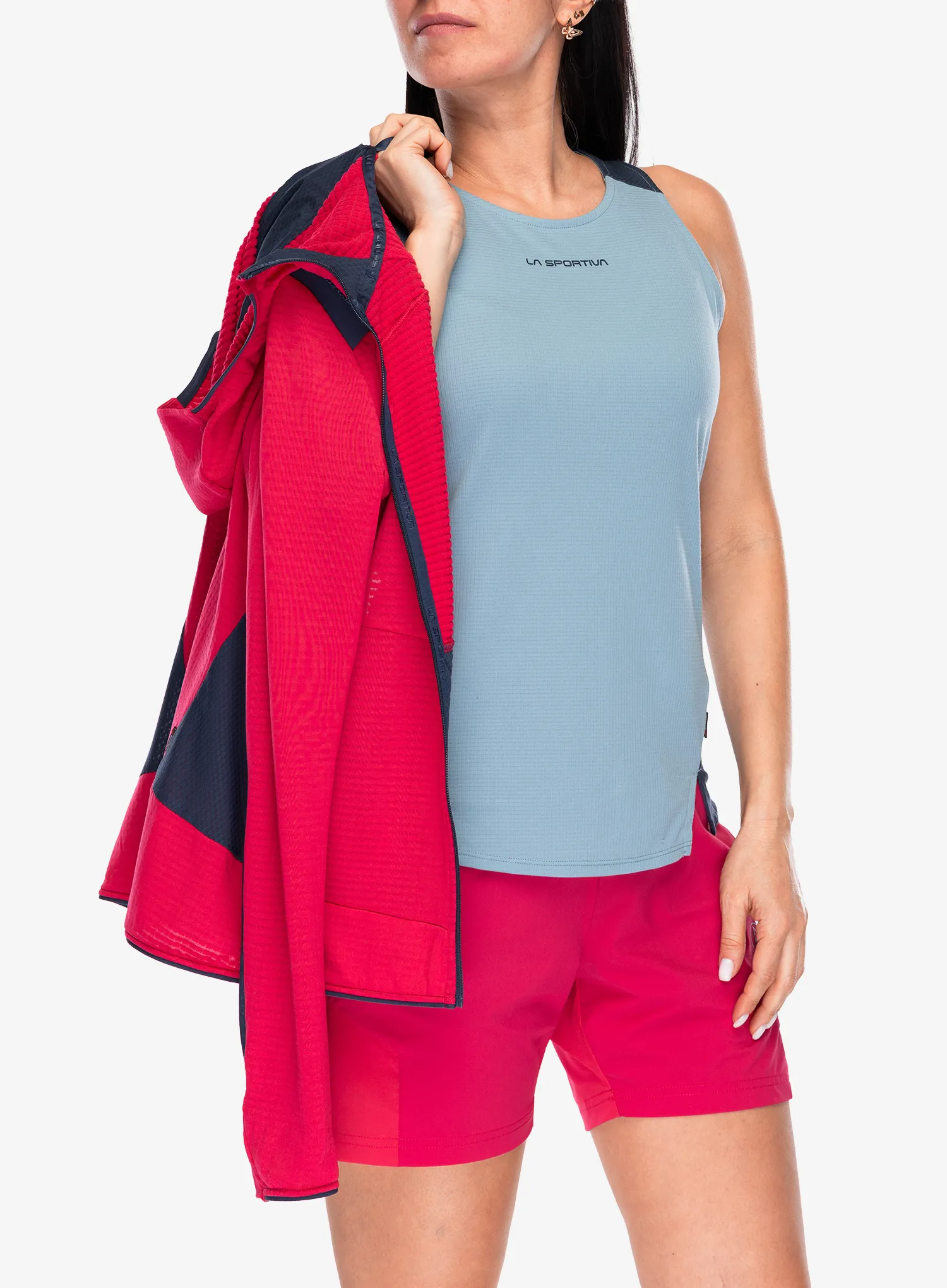 Ženska dukserica od flisa La Sportiva Aequilibrium Thermal Hoody - azalea/night sky
