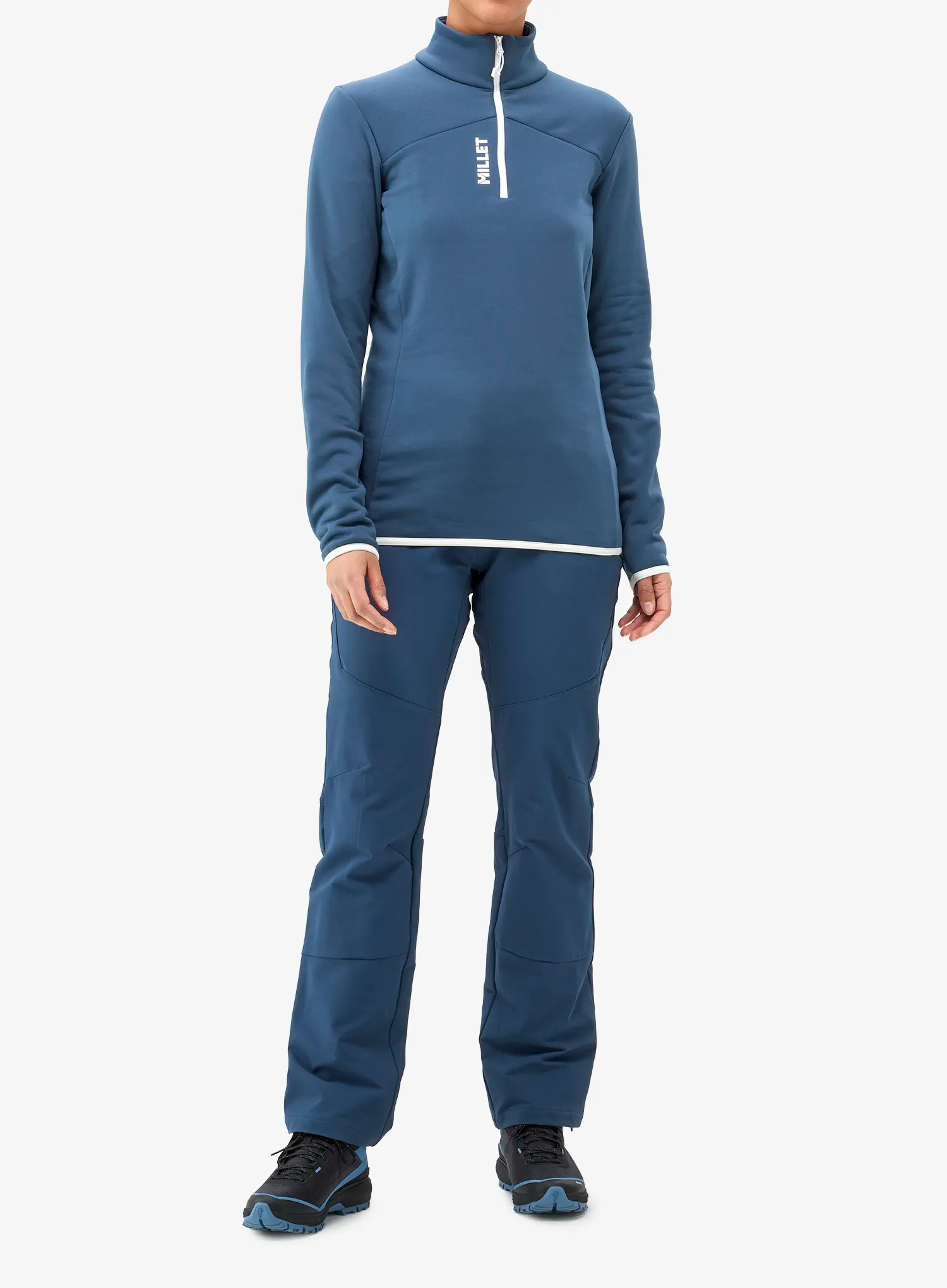 Ženska dukserica od flisa Millet Seneca Fleece Po - dark denim