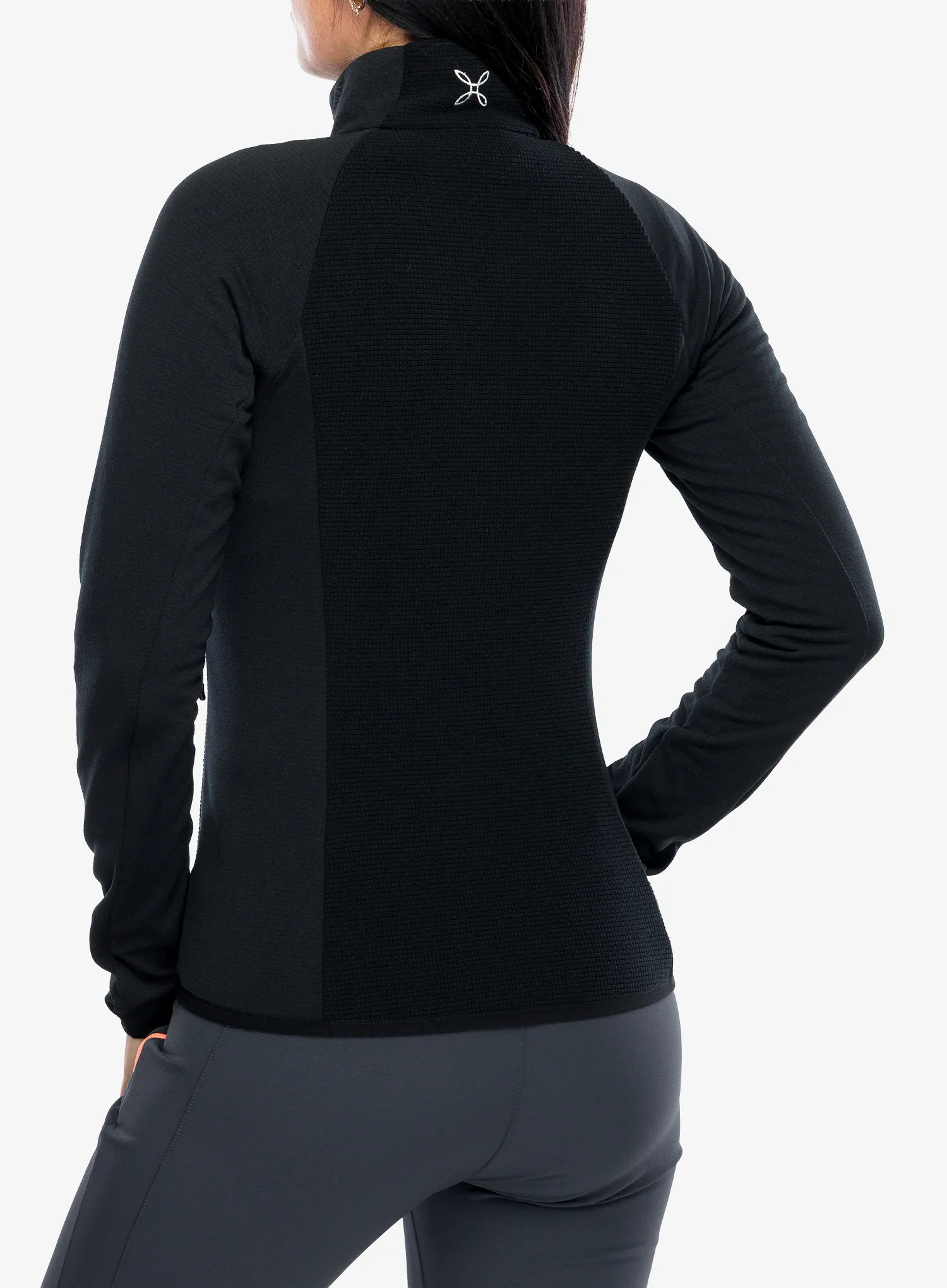 Ženska dukserica od flisa Montura Stretch 2 Maglia - black/black