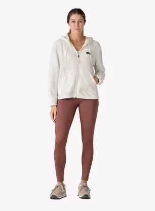 Ženska dukserica od flisa Patagonia Micro D Fleece Hoody - birch white