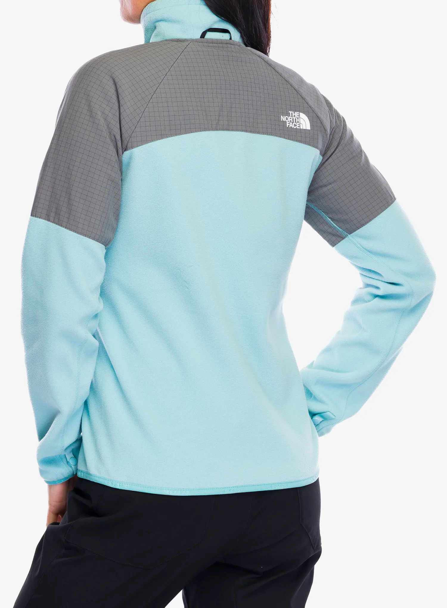 Ženska dukserica od flisa The North Face Glacier Heavyweight Full Zip Jacket - blue eclipse/smoked pearl