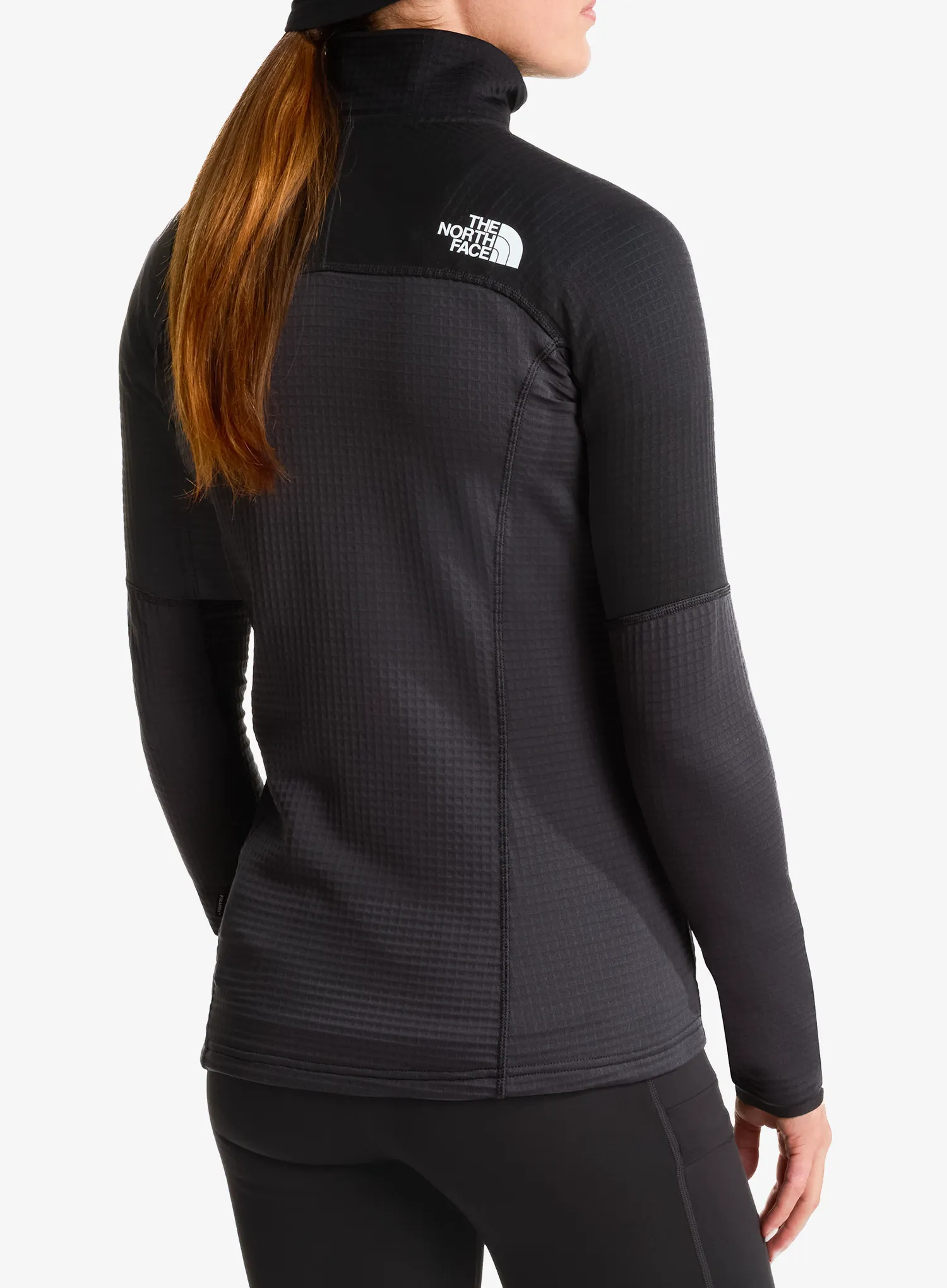 Ženska dukserica od flisa The North Face Polartec Powergrid Stormgap Jacket - asphalt grey/black