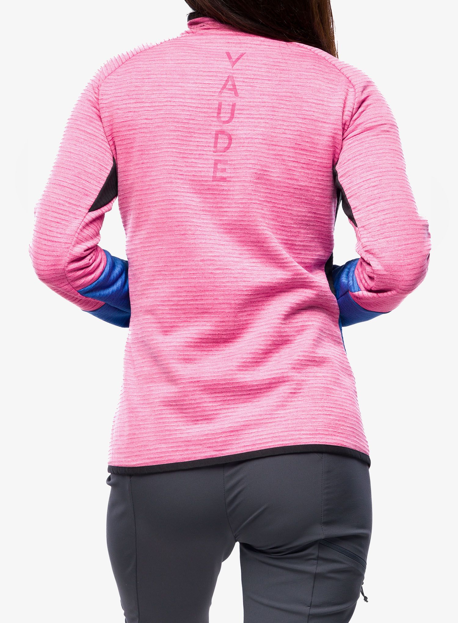 Ženska dukserica od flisa Vaude Larice HZ Fleece Jacket - rich pink