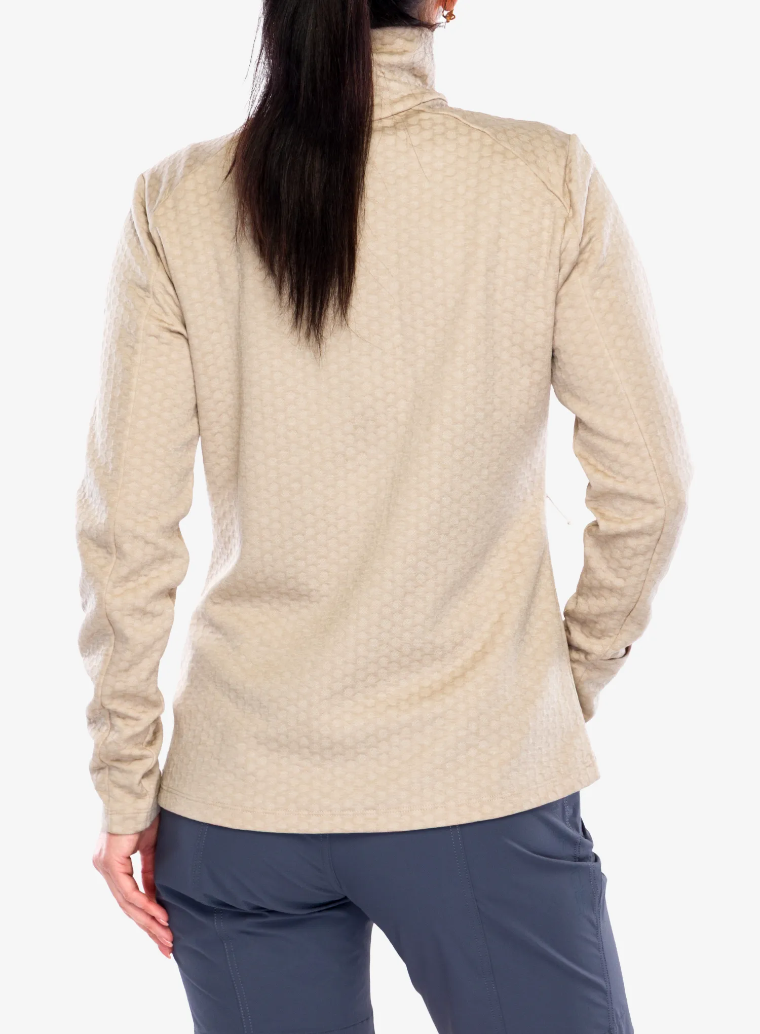 Ženska dukserica od flisa Vaude Skomer Hiking SC Jacket - linen