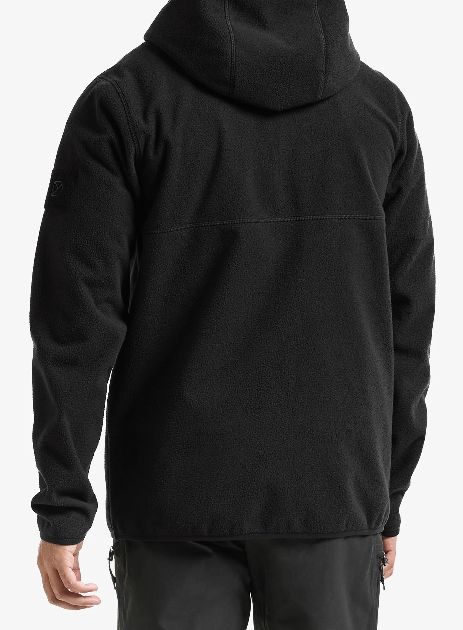 Dukserica od flisa Didriksons Helmit Fullzip - black