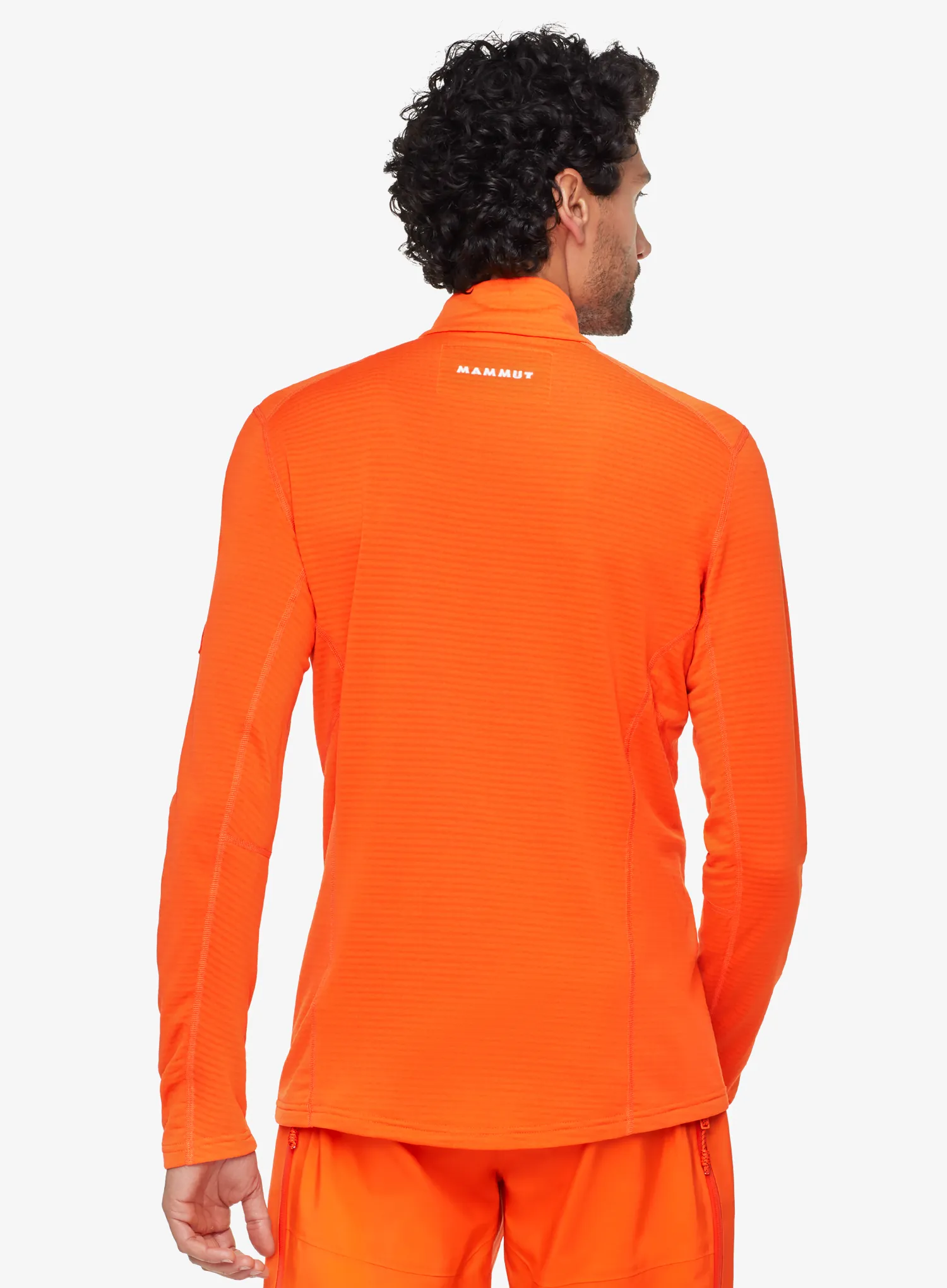 Dukserica od flisa Mammut Eiger Nordwand Advanced FL Half Zip Pull - eiger orange