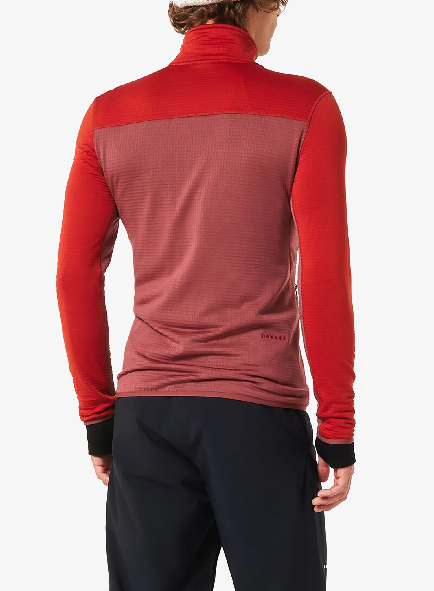 Dukserica od flisa Oakley Canopy Full Zip Sweatshirt - flame red
