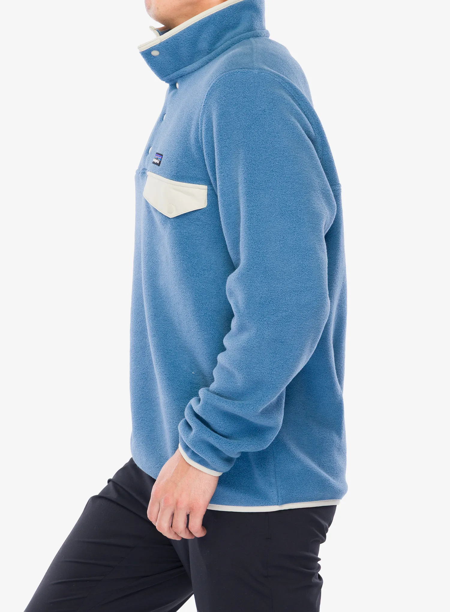Dukserica od flisa Patagonia Lightweight Synch Snap-T Pullover - still blue