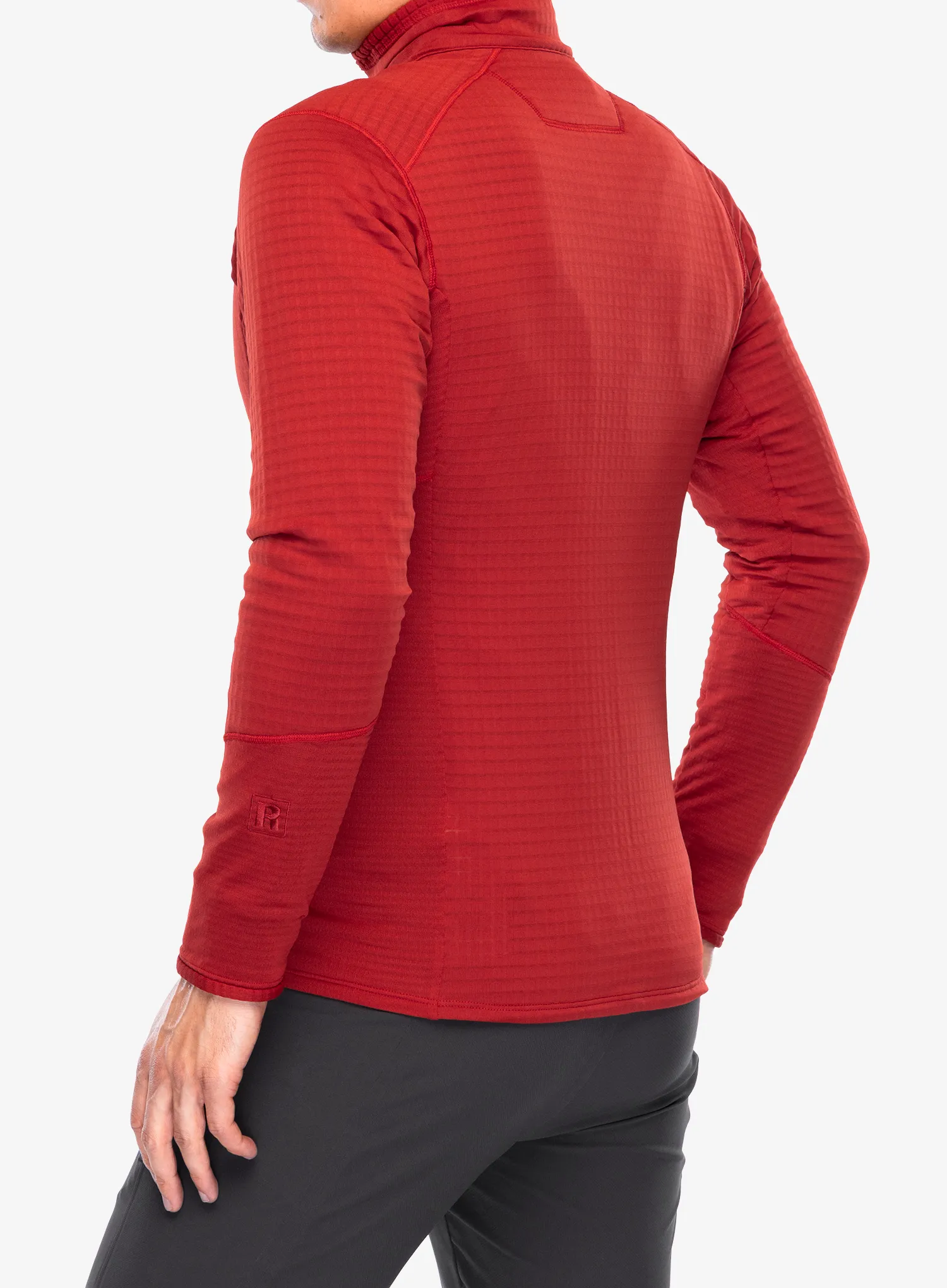 Dukserica od flisa Patagonia R1 Hybrid Jacket - amanita red