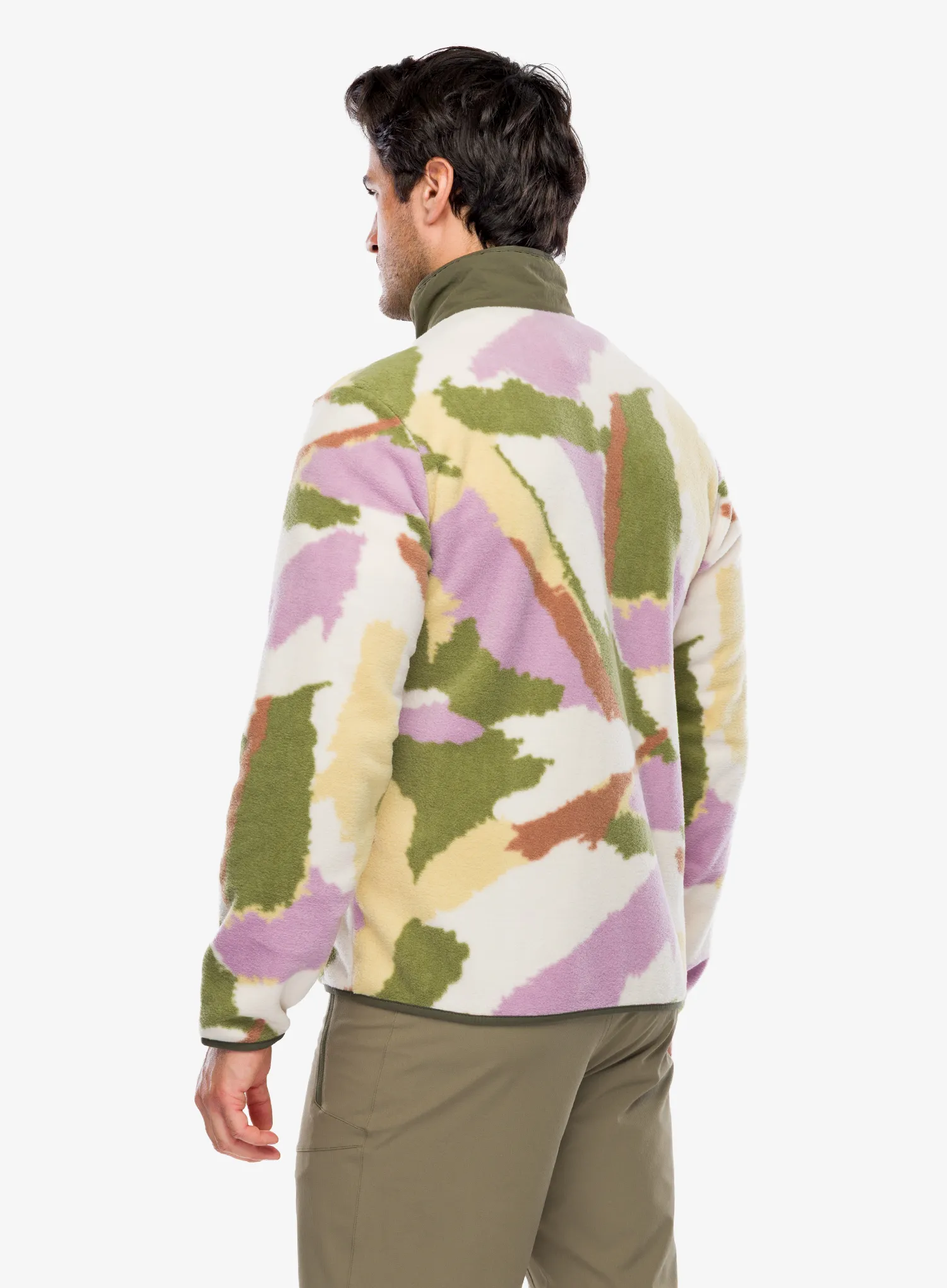 Dukserica od flisa Patagonia Synch Jkt - sunshine/natural
