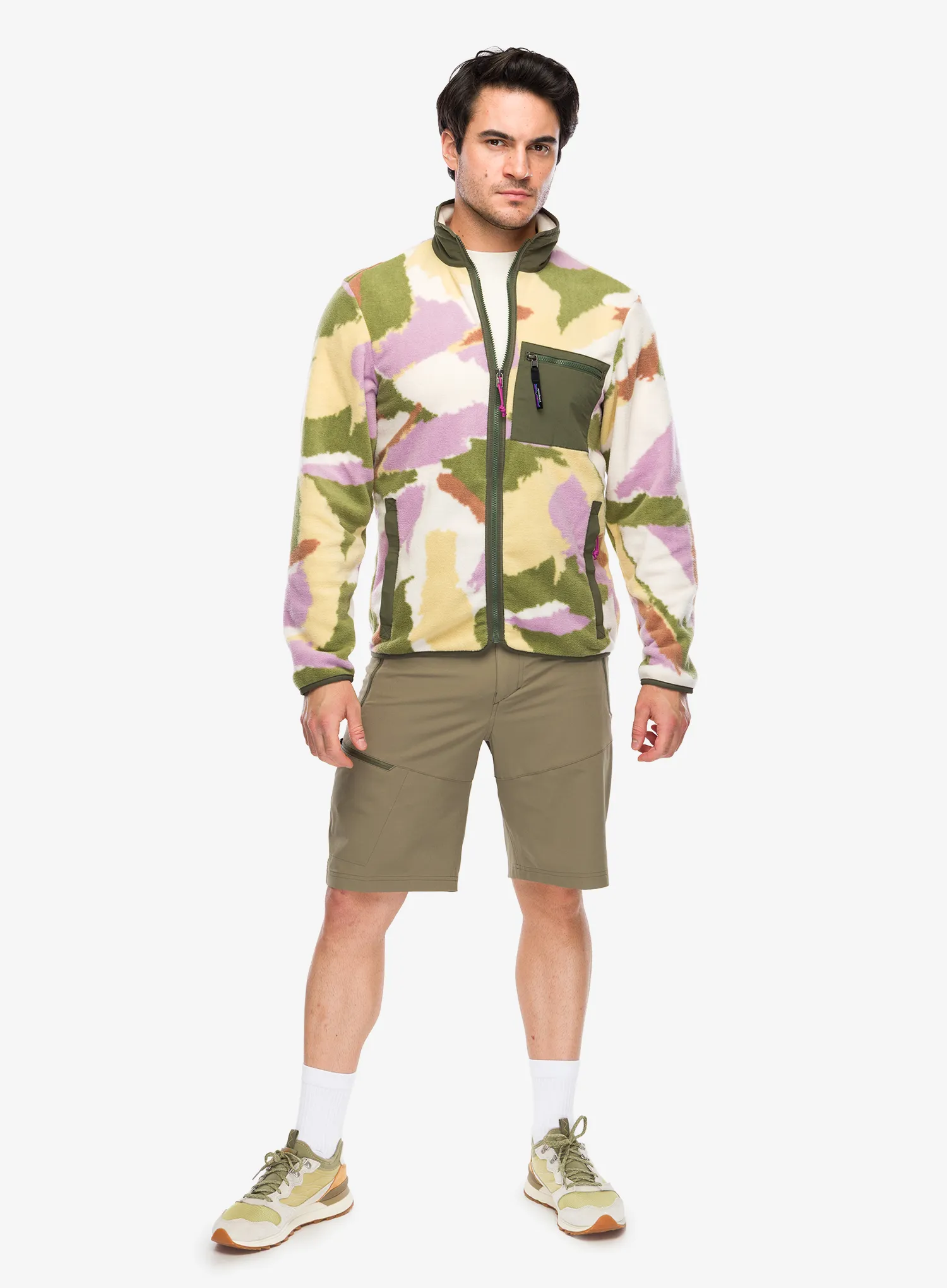 Dukserica od flisa Patagonia Synch Jkt - sunshine/natural