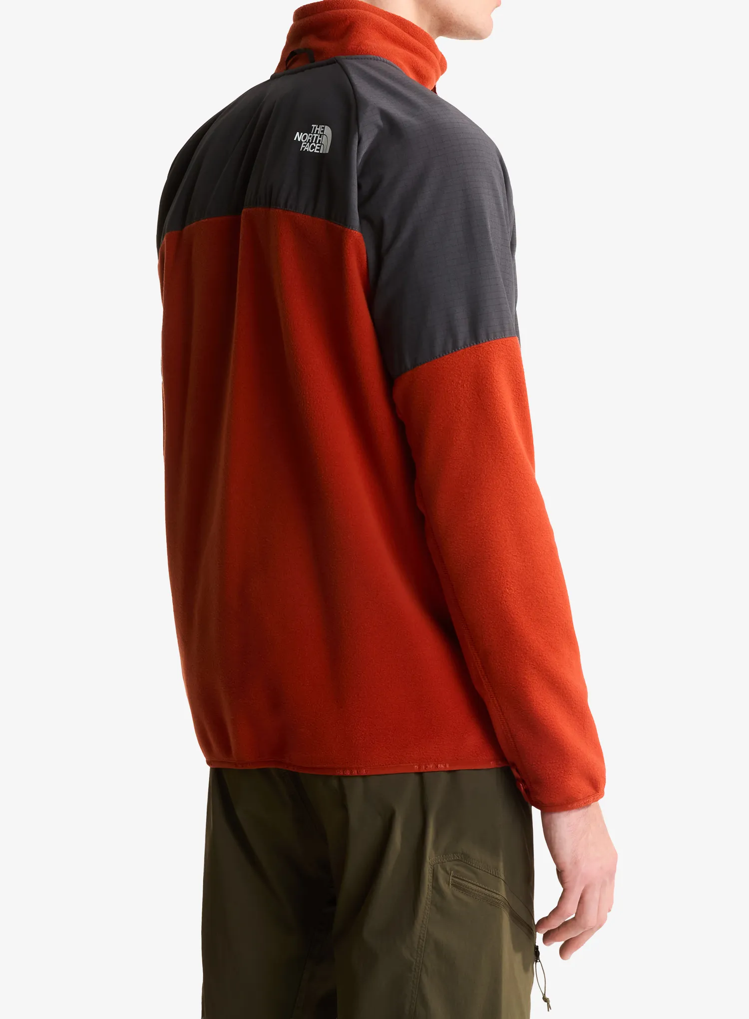 Dukserica od flisa The North Face Glacier Heavyweight Full Zip Jacket - iron clay/asphalt grey