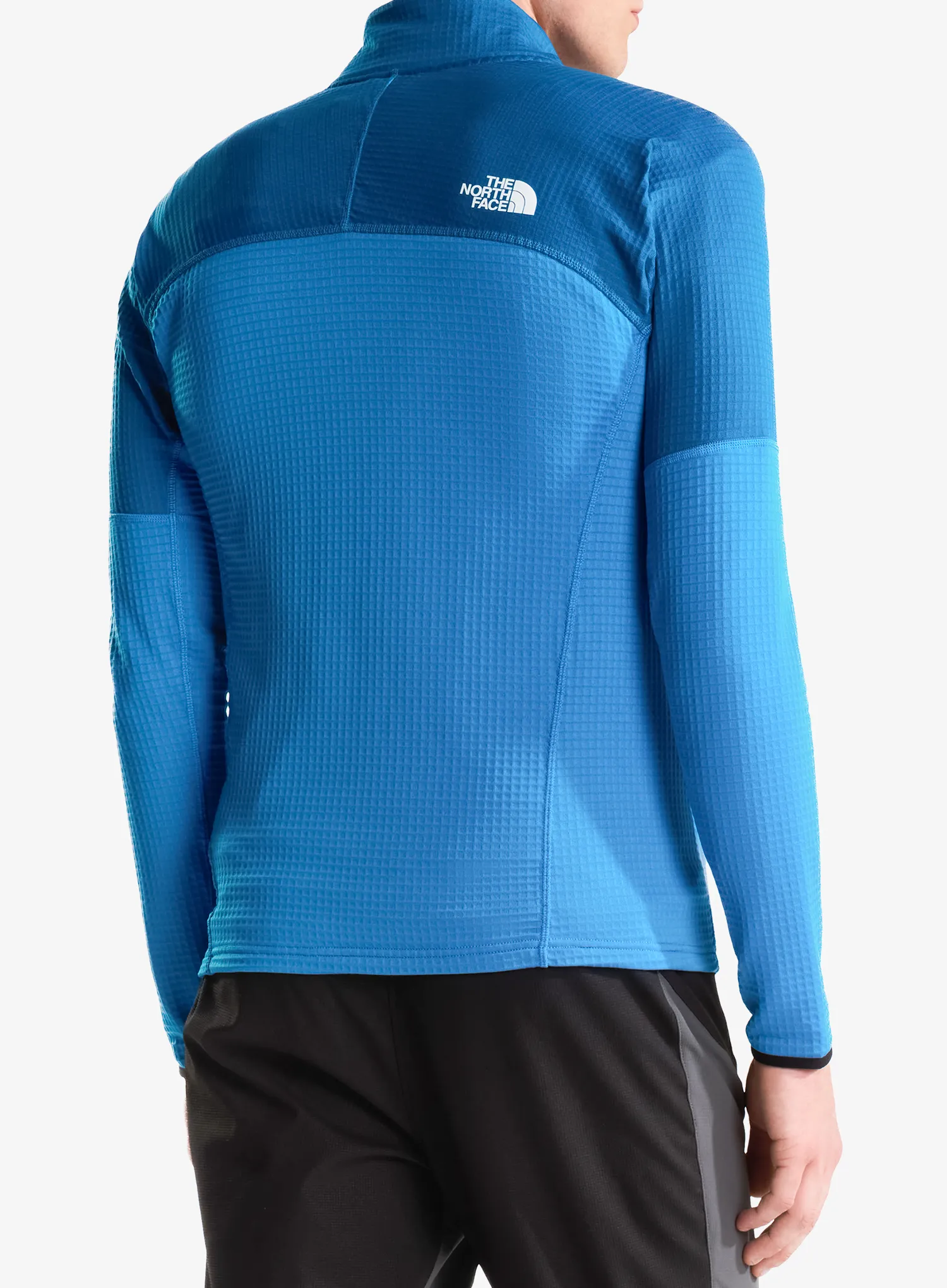 Dukserica od flisa The North Face Polartec Powergrid Stormgap Jacket - skyline blue/blue