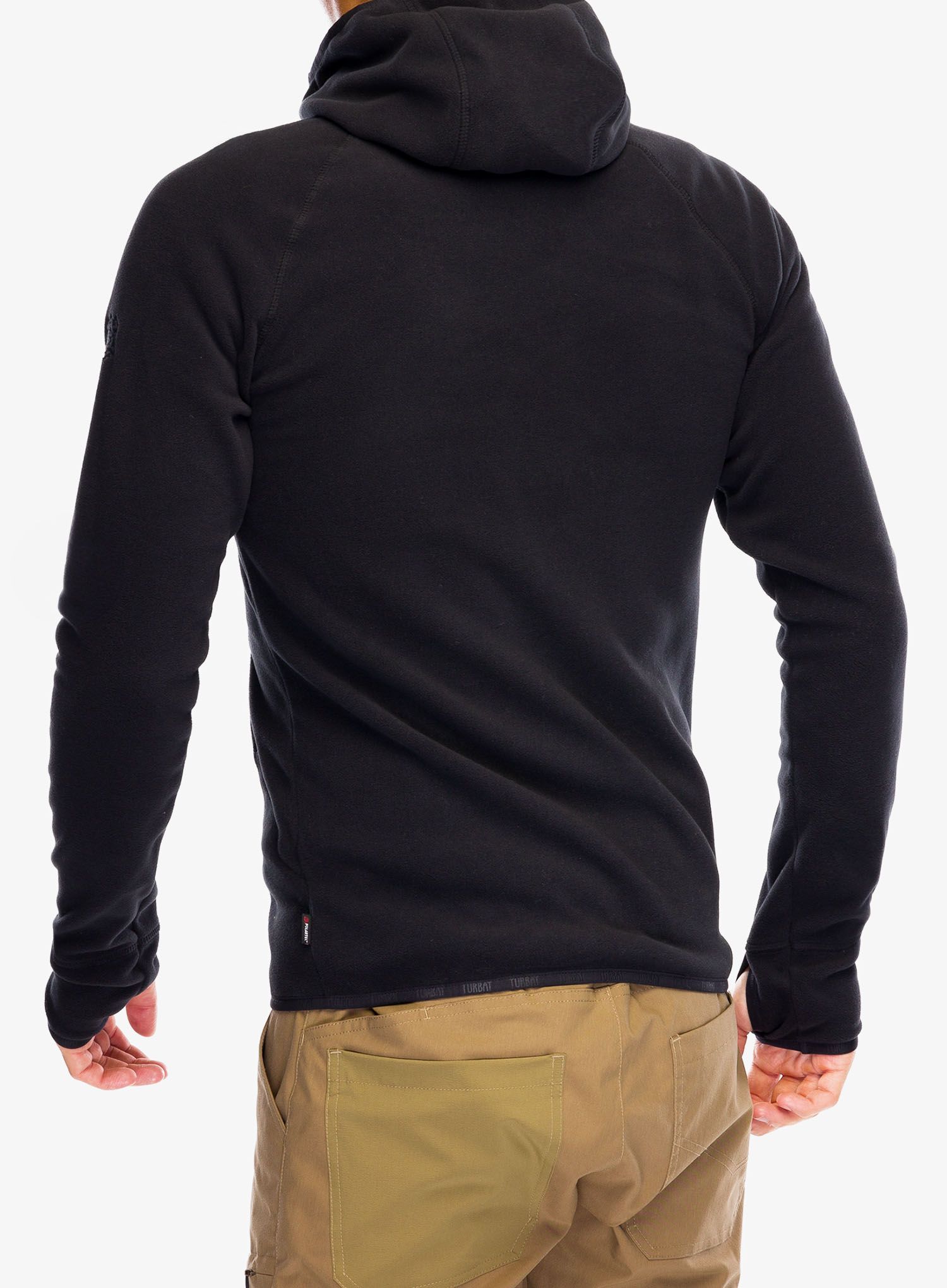 Dukserica od flisa Turbat Summit - black