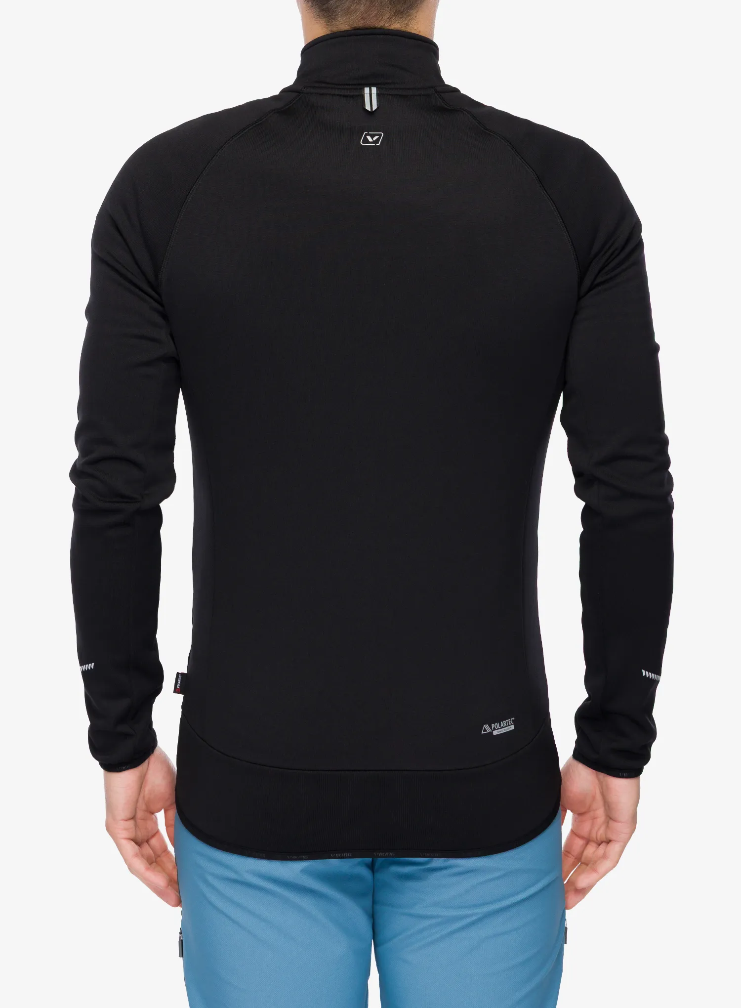 Dukserica od flisa Viking Midlayer Arbaz - black