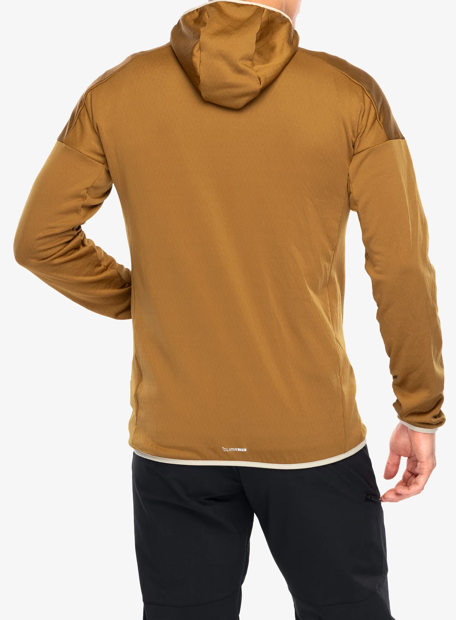 Dukserica od flisa s kapuljačom adidas TERREX Xperior Light Fleece Hooded Jacket - brostr/savann