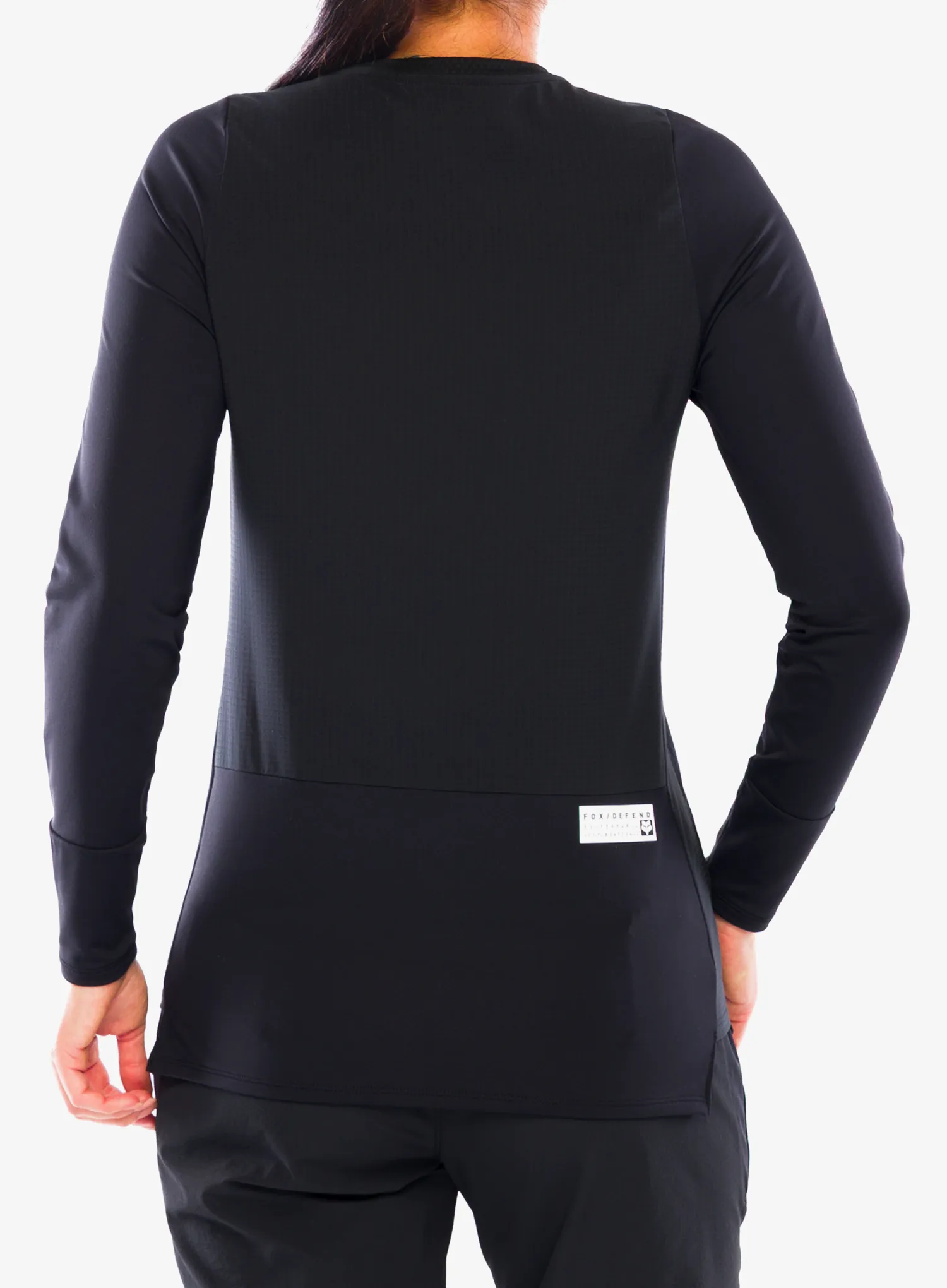 Ženska biciklistička dukserica Fox Defend Thermal Jersey - black