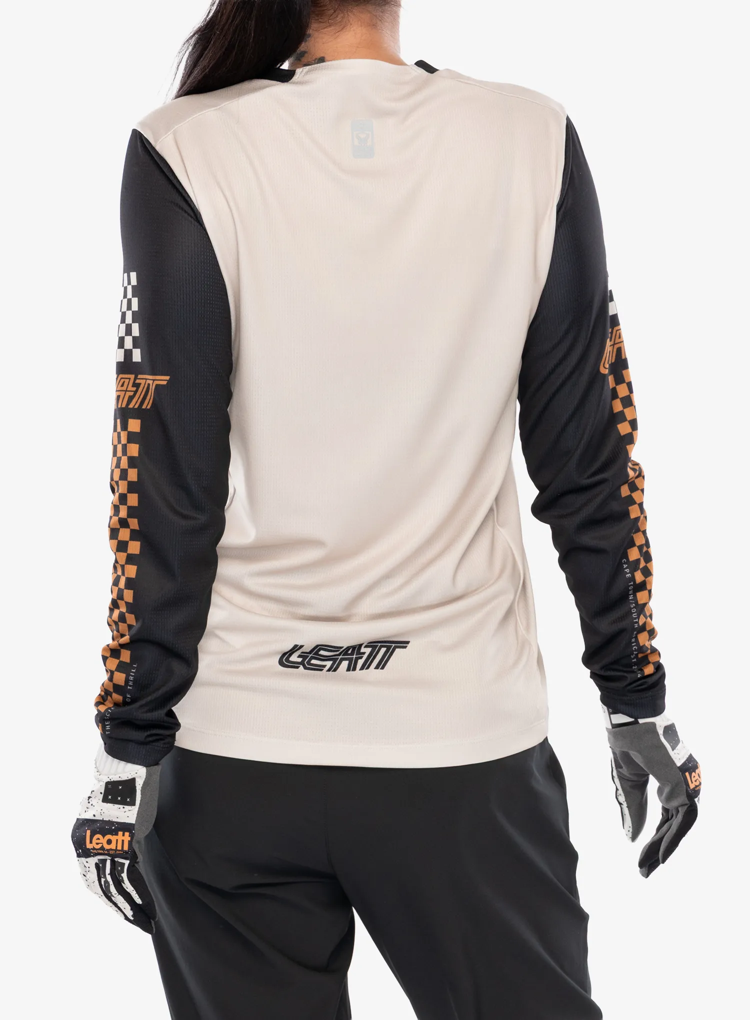 Ženska biciklistička dukserica Leatt Jersey MTB Enduro 4.0 - cream