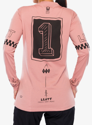 Ženska biciklistička dukserica Leatt MTB Gravity 3.0 Long Sleeve - dusty pink