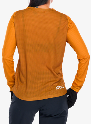 Ženska biciklistička dukserica POC Motion Air L/S Jersey - brown