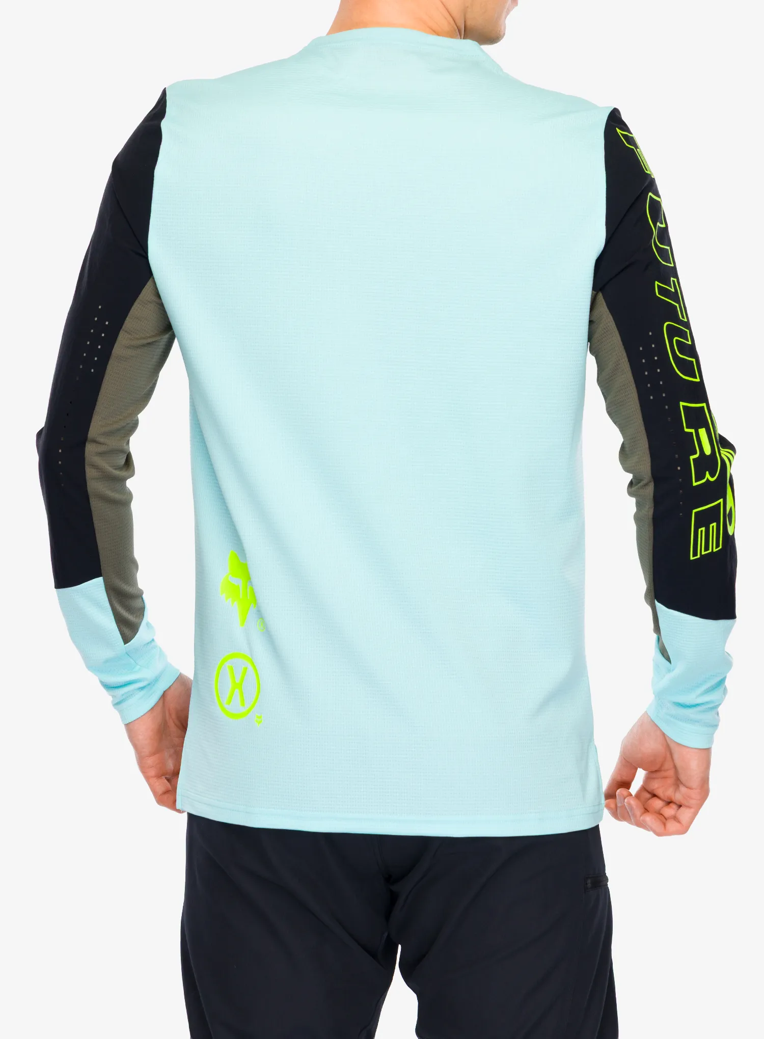 Biciklistička dukserica Fox Defend LS Jersey Elevated - light blue