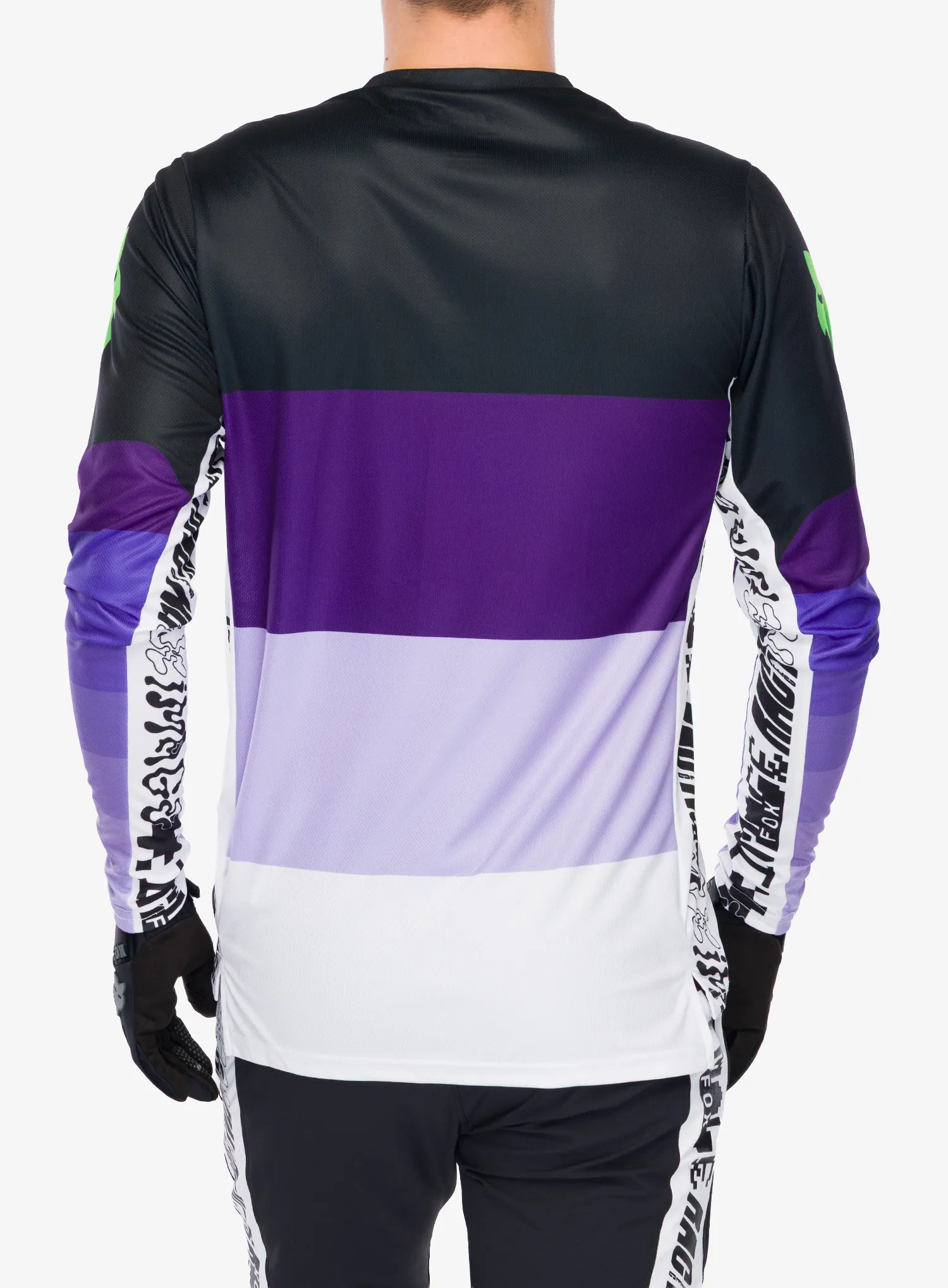 Biciklistička dukserica Fox Ranger LS Jersey Grid - black