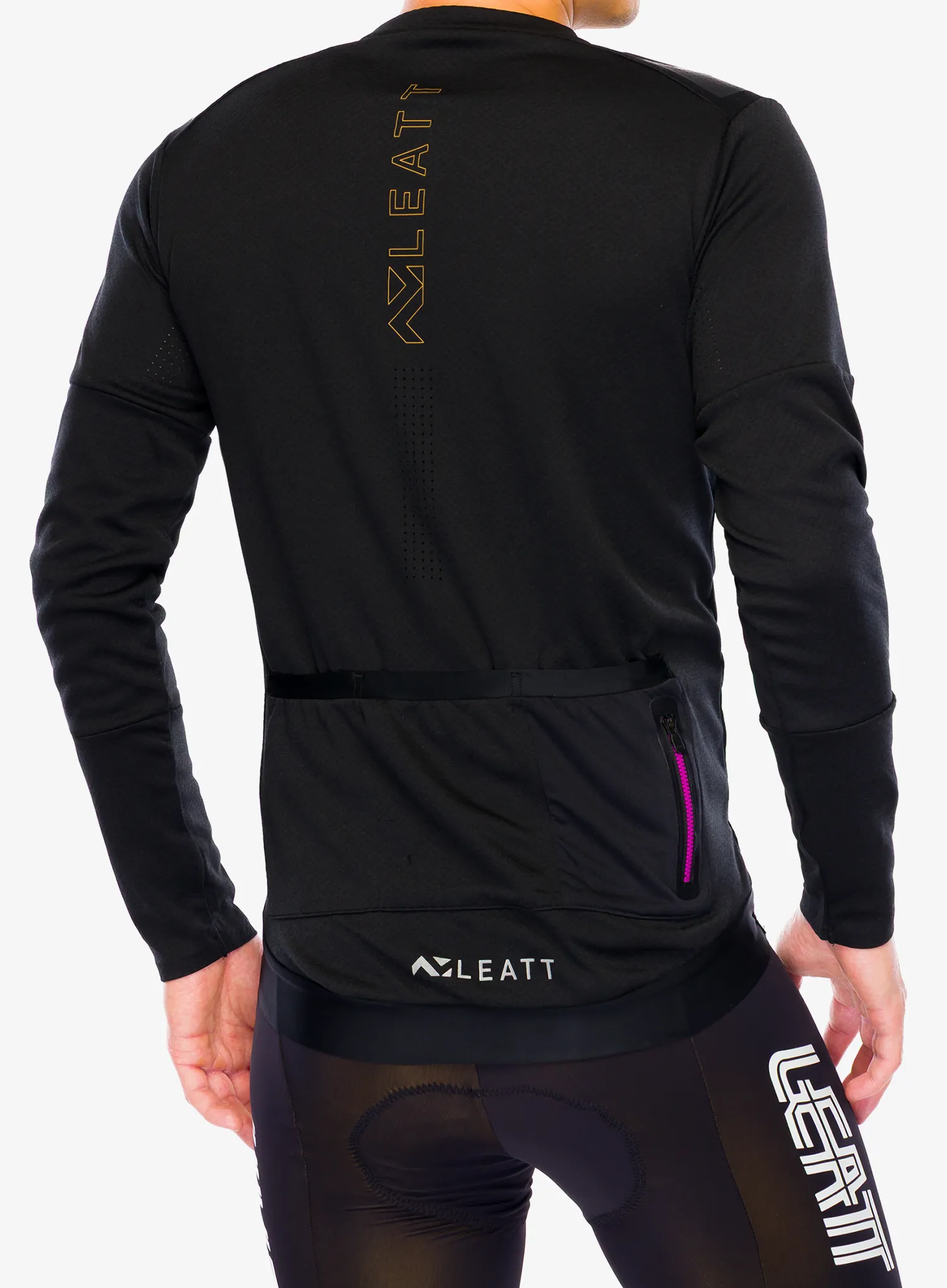 Biciklistička dukserica Leatt Jersey MTB Trail 4.0 - black