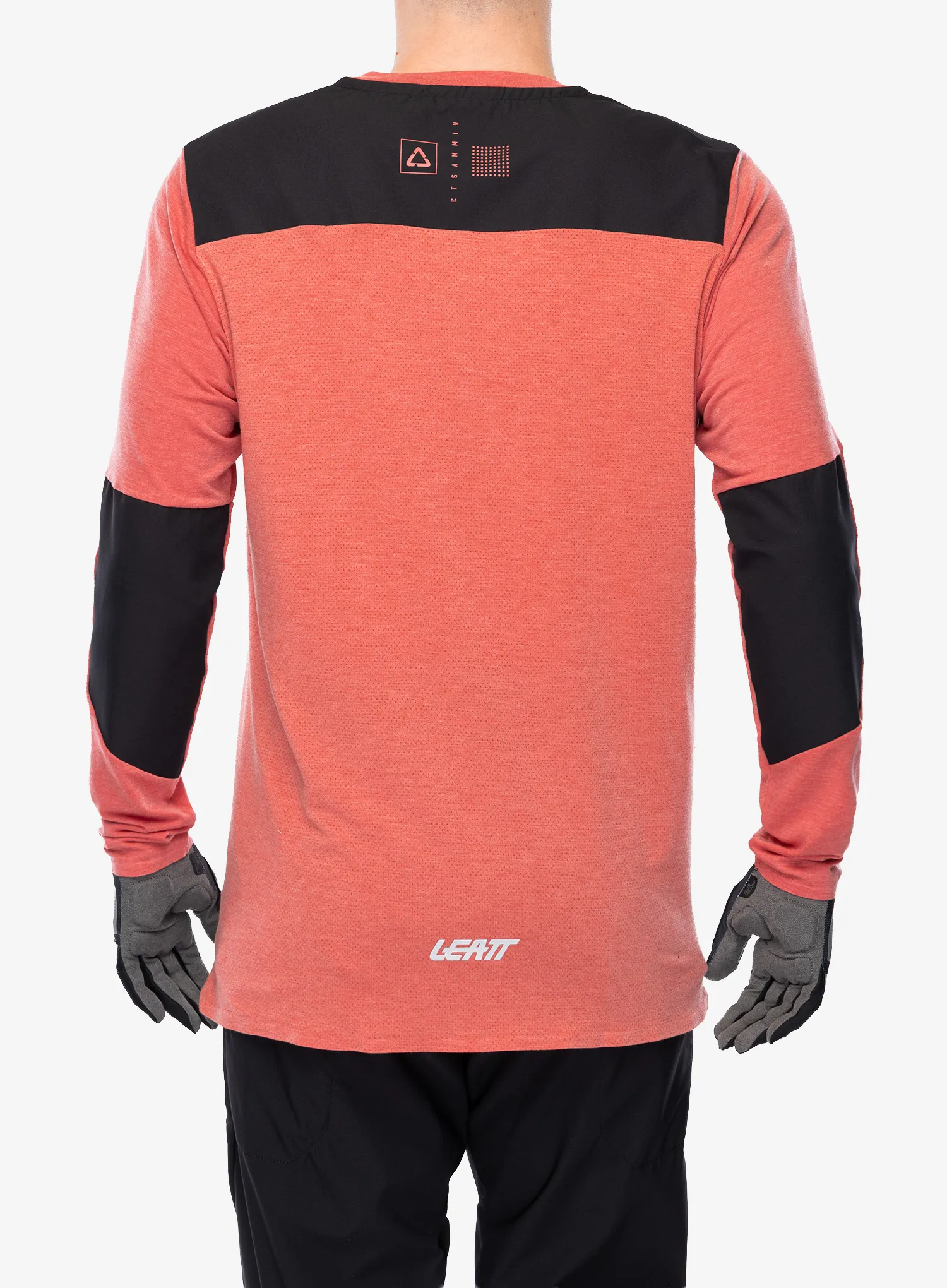 Biciklistička dukserica Leatt MTB Trail 4.0 Long Sleeve - dusty red