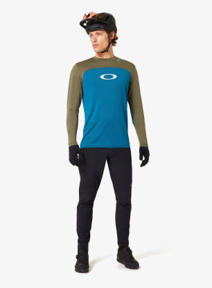 Biciklistička dukserica Oakley Free Ride RC LS Jersey - army green/new balsam