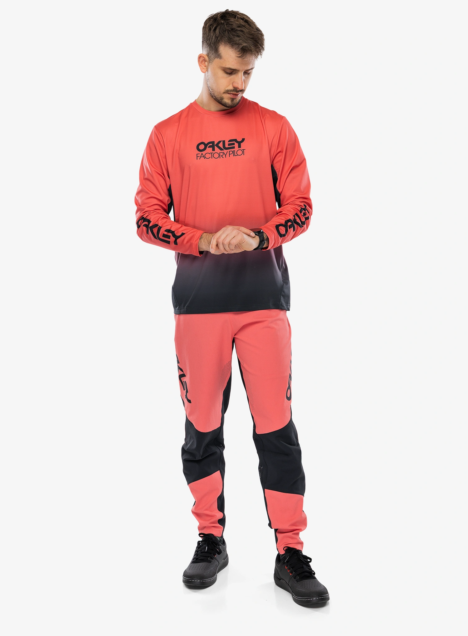 Biciklistička dukserica Oakley Maven Coast LS Jersey 2.0 - gradient paloma/black