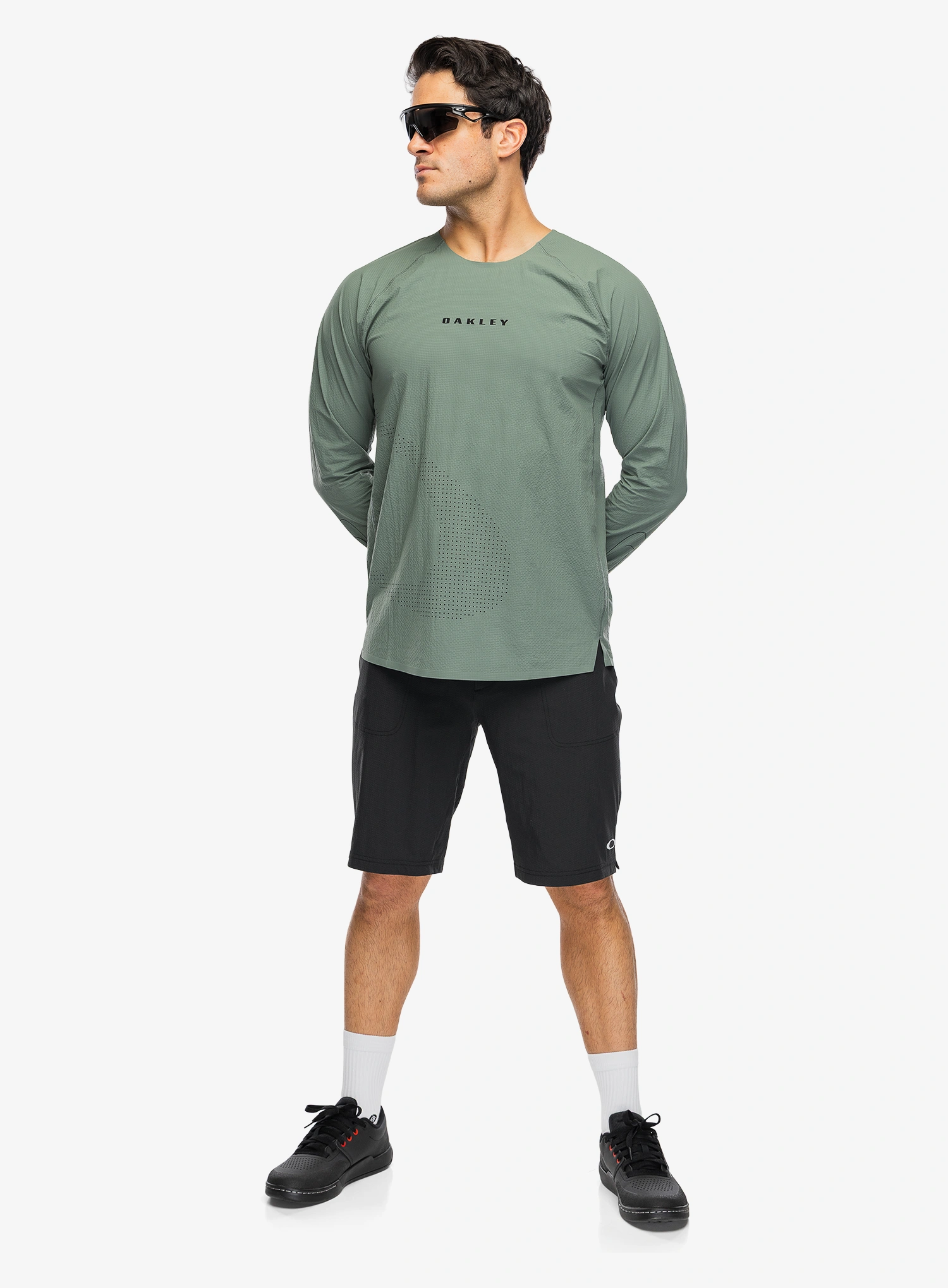 Biciklistička dukserica Oakley Seeker Whip LS Jersey - aviator green
