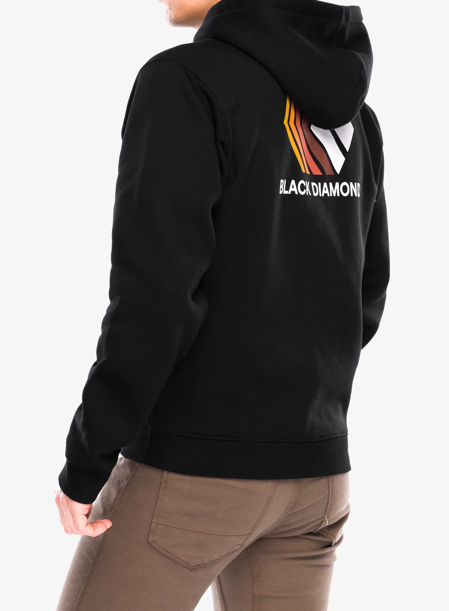 Dukserica na otkopčavanje Black Diamond Faded Full Zip Hoody - black