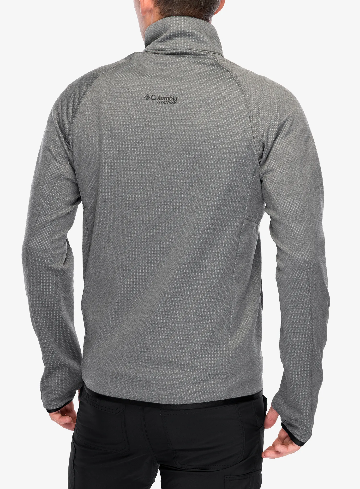 Dukserica na otkopčavanje Columbia Triple Canyon Grid Fleece Full Zip II - city grey